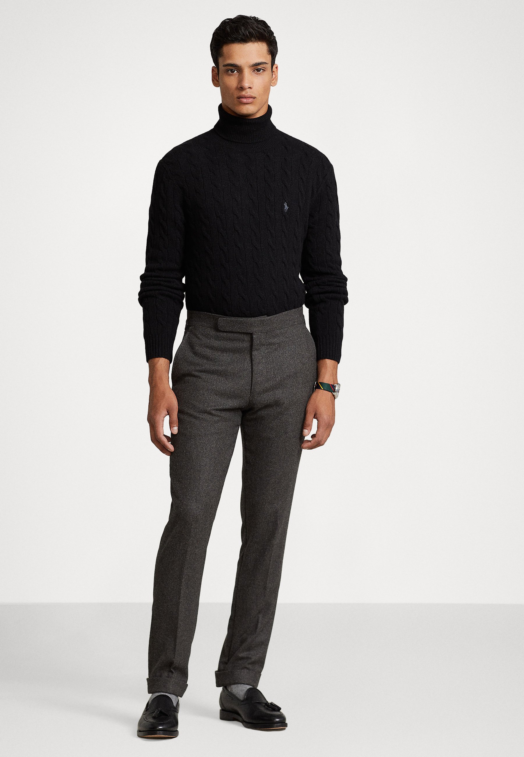Polo Ralph Lauren LONG SLEEVE - Jumper - black