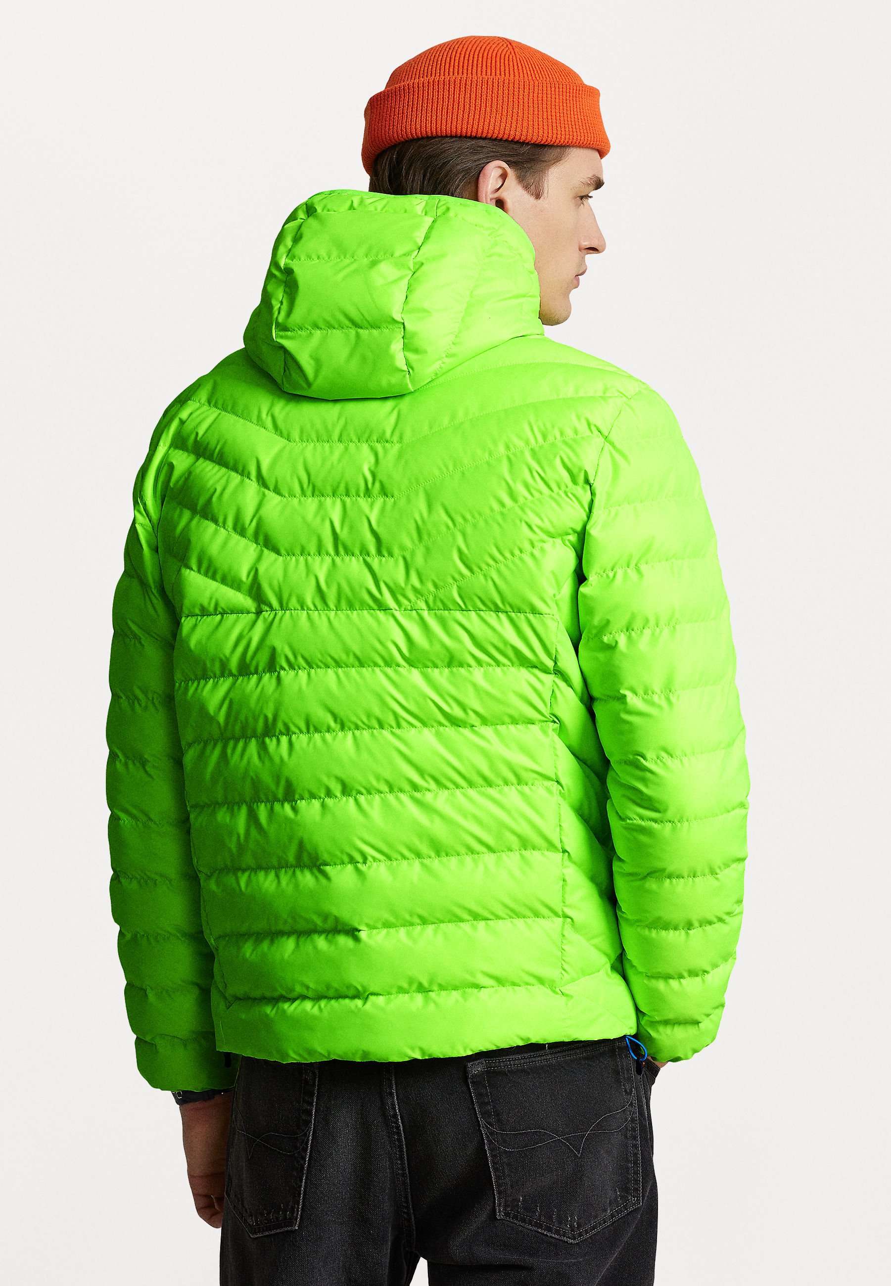 Polo Ralph Lauren TERRA CHVRON INSULATED - Winter jacket - rescue green/green