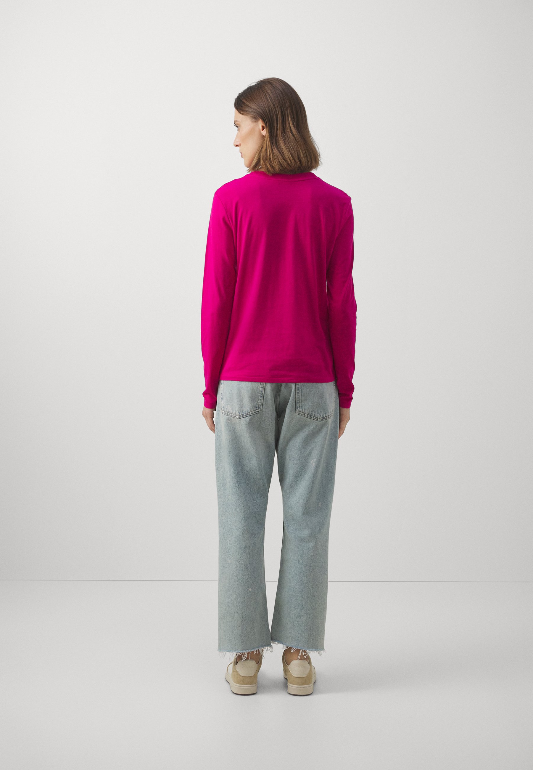 Polo Ralph Lauren LONG SLEEVE - Long sleeved top - pink sky/pink