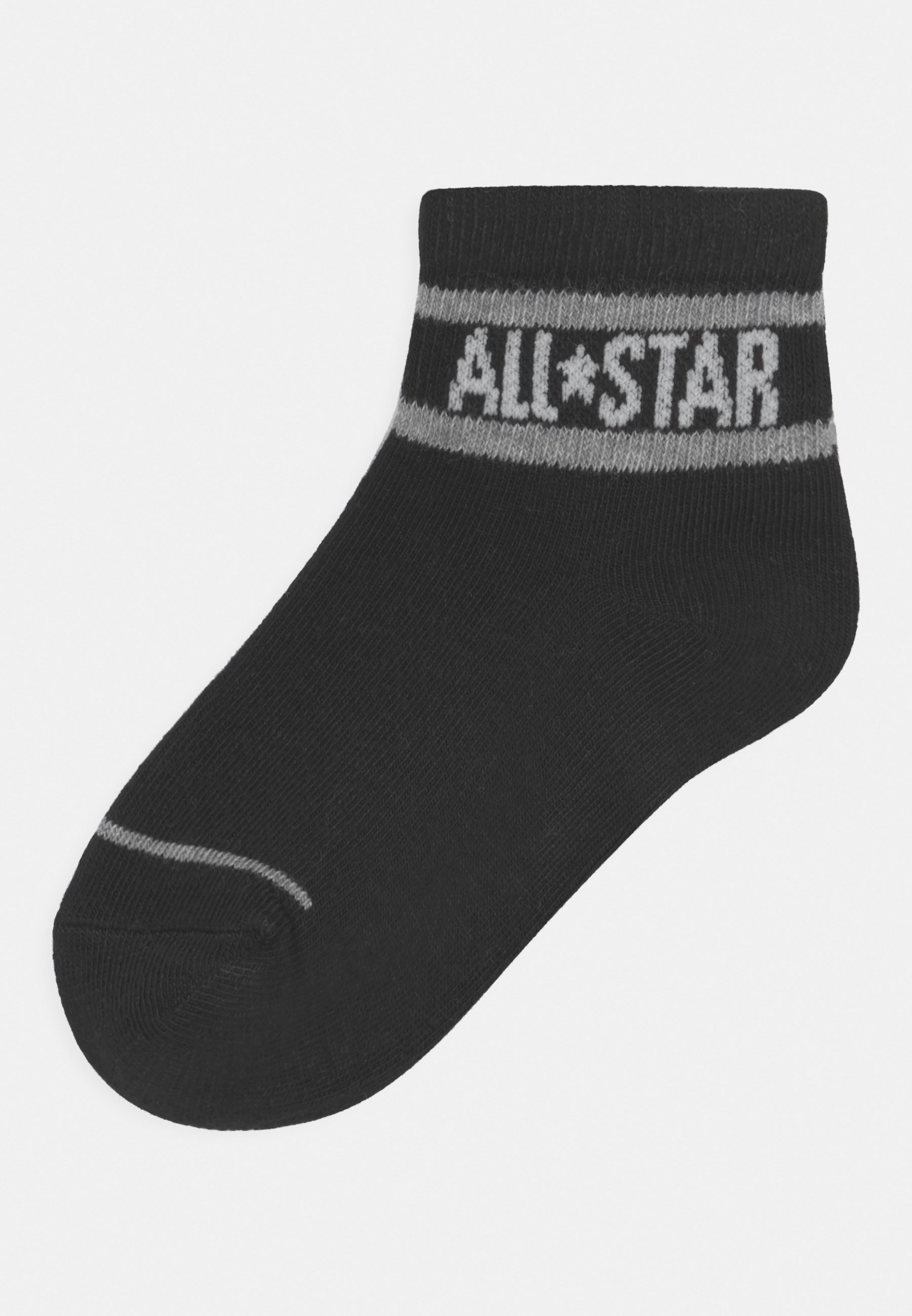 Converse WORDMARK ANKLE UNISEX 6 PACK - Socks - dark grey heather/mottled grey