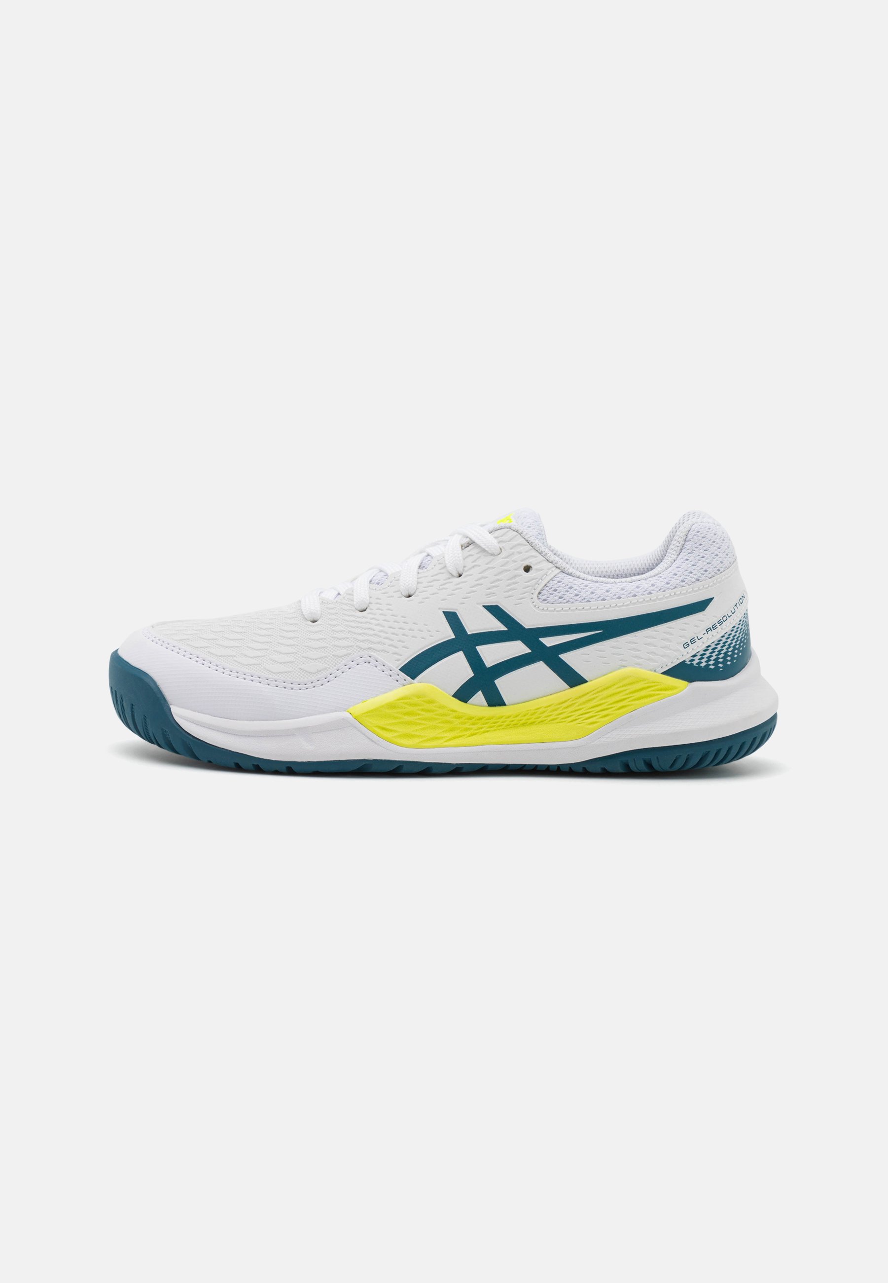 ASICS GEL RESOLUTION 9 GS UNISEX - Multicourt tennis shoes - white/restful teal/white