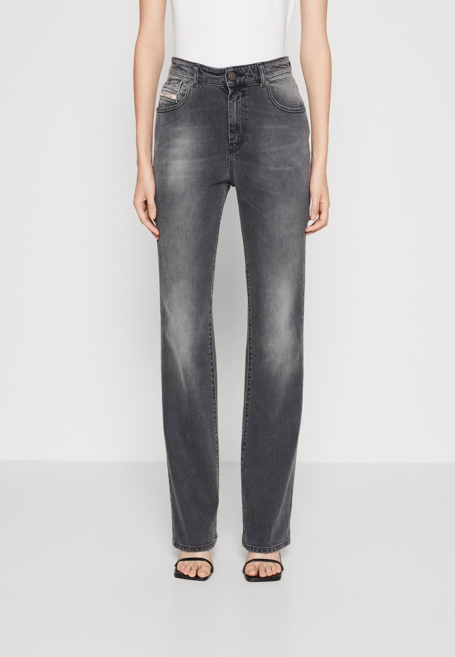 Diesel 2003 D-ESCRIPTION - Bootcut jeans - grey denim