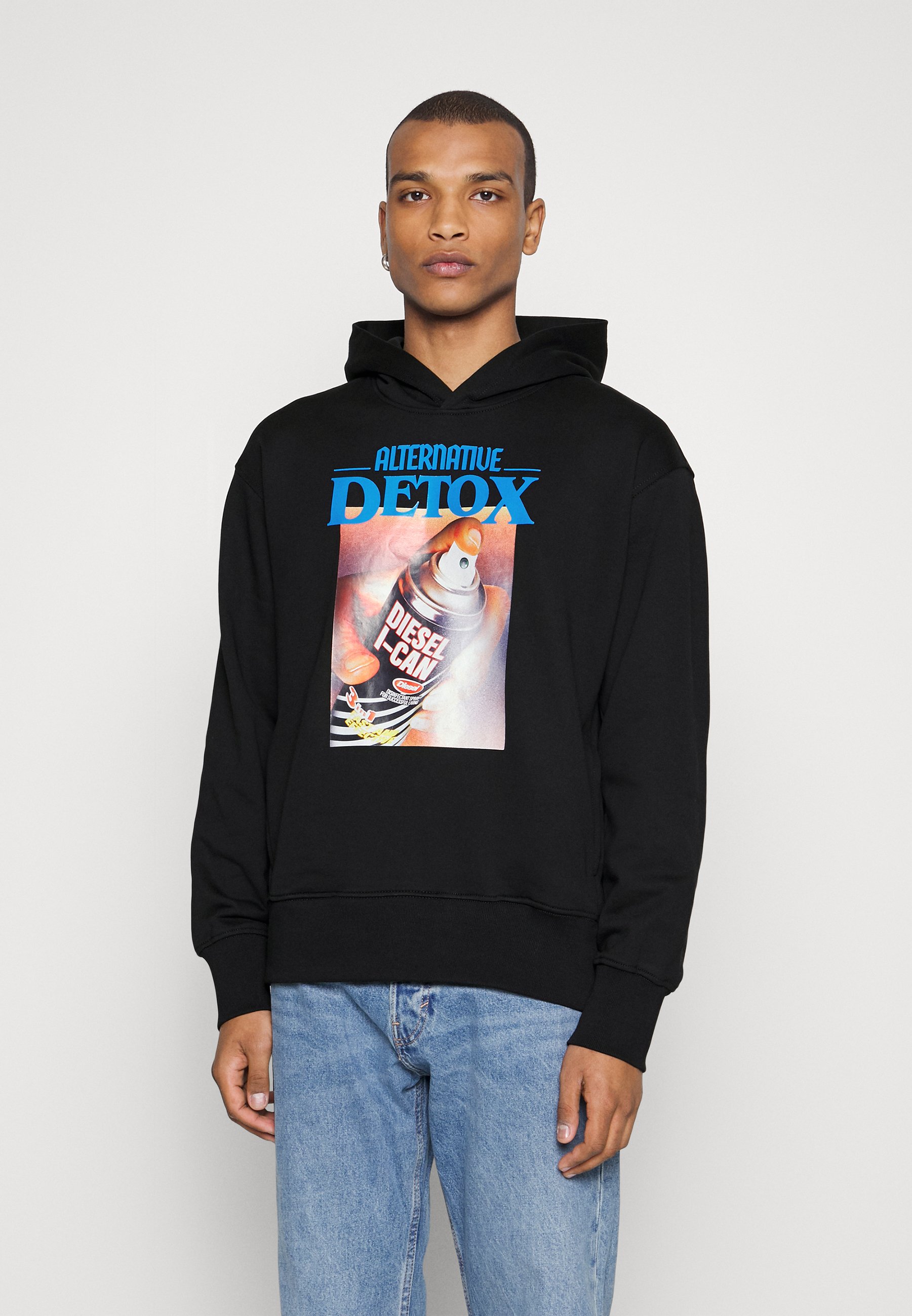 Diesel MACSOUT HOOD UNISEX - Hoodie - black