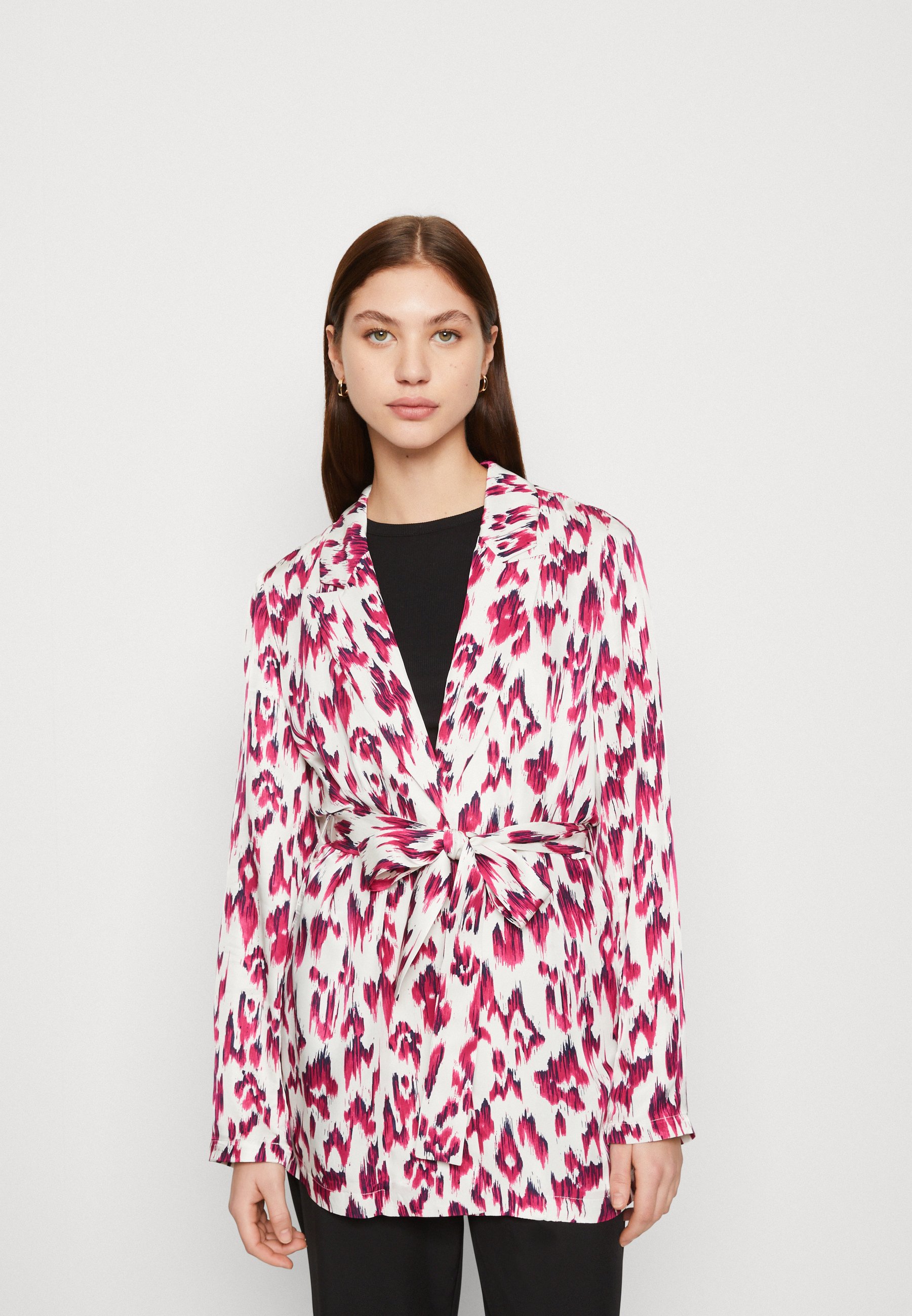 Scotch & Soda PRINTED DRAPEY - Blazer - cherry pie/multi-coloured