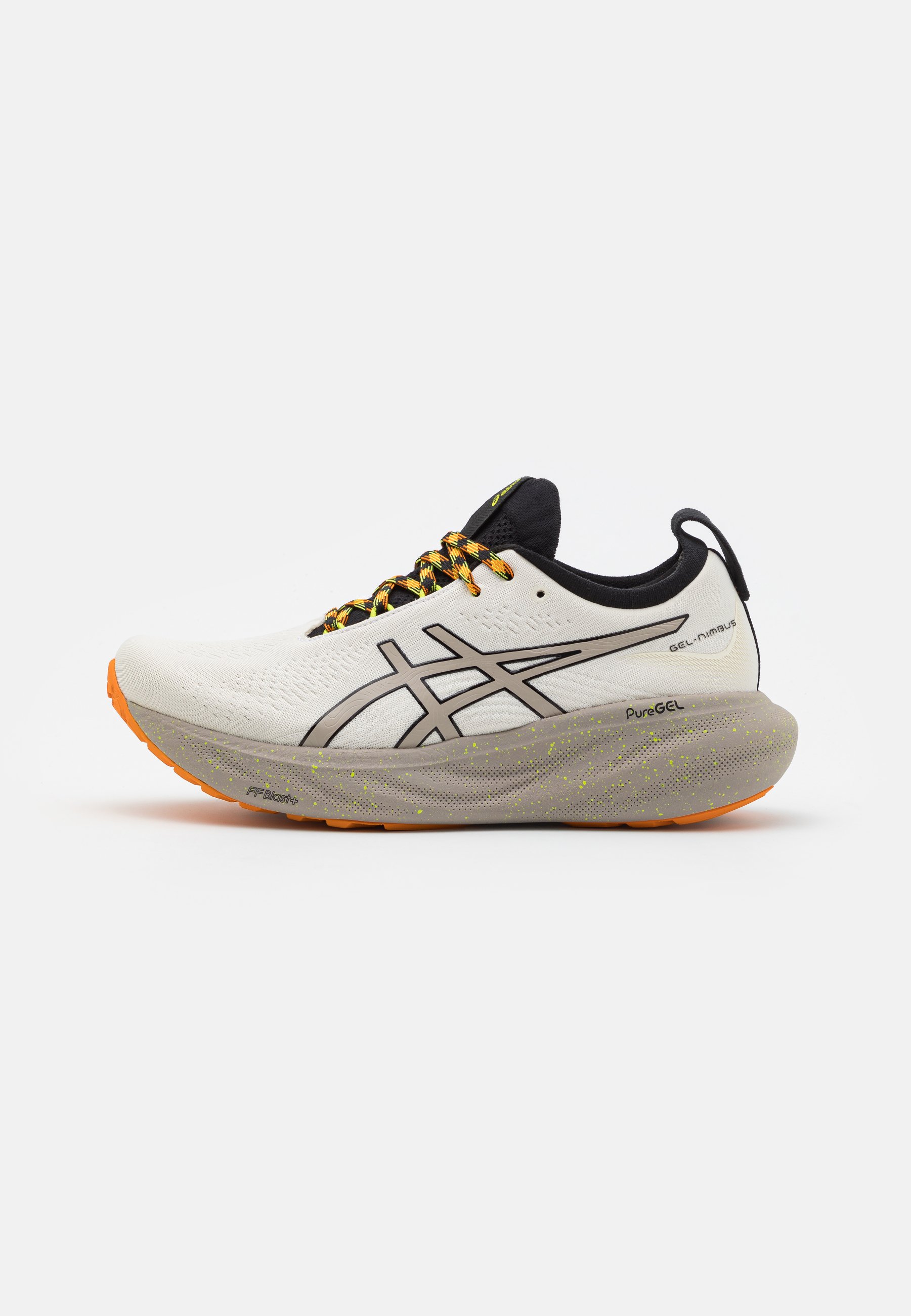 ASICS GEL-NIMBUS 25 - Neutral running shoes - nature bathing/neon lime/beige