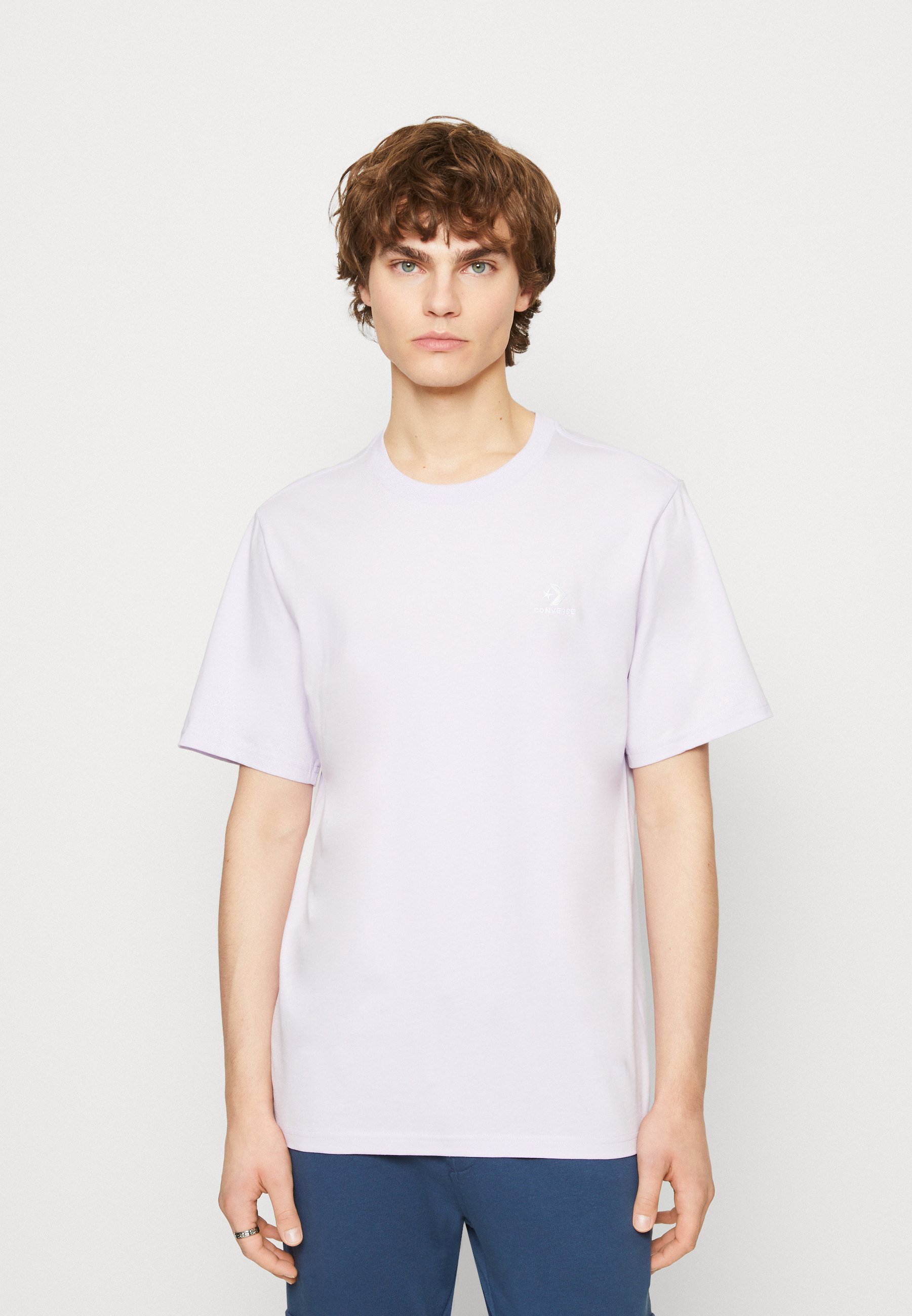Converse GO TO EMBROIDERED STAR CHEVRON UNISEX - Basic T-shirt - vapor violet/lilac