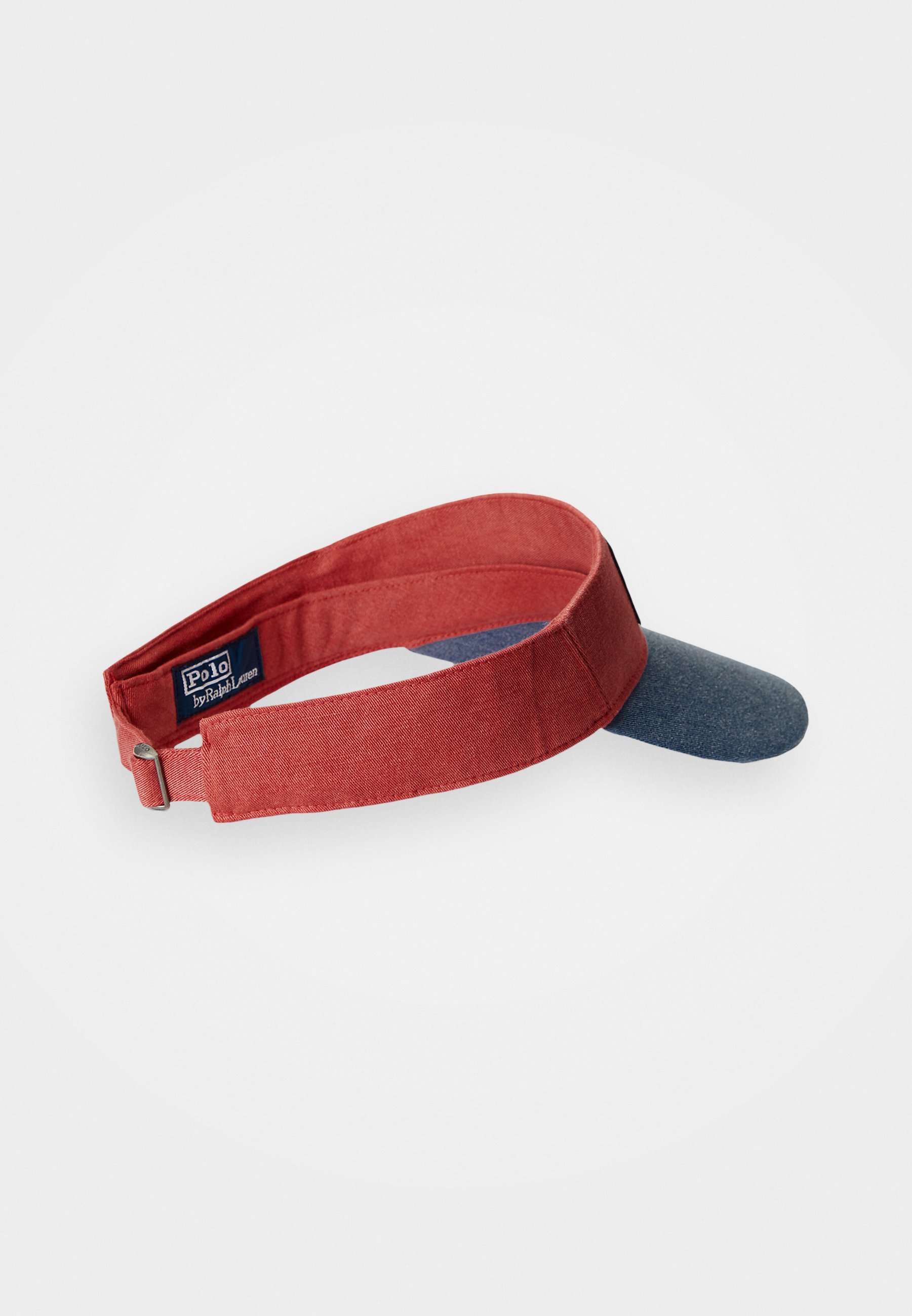 Polo Ralph Lauren VISOR HAT - Cap - chili pepper/old royal multi/blue denim