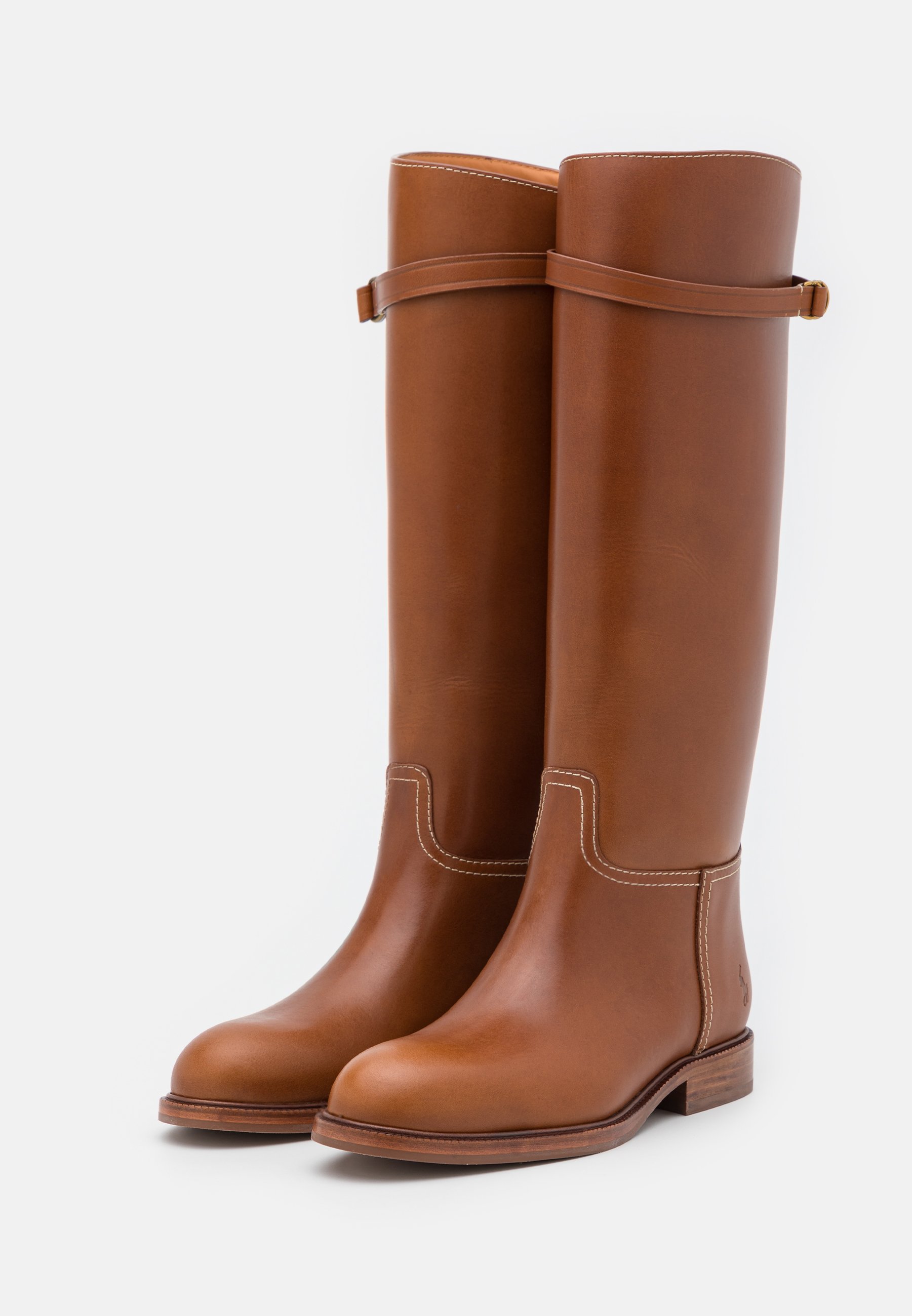 Polo Ralph Lauren RIDING BOOTS TALL - Boots - tan