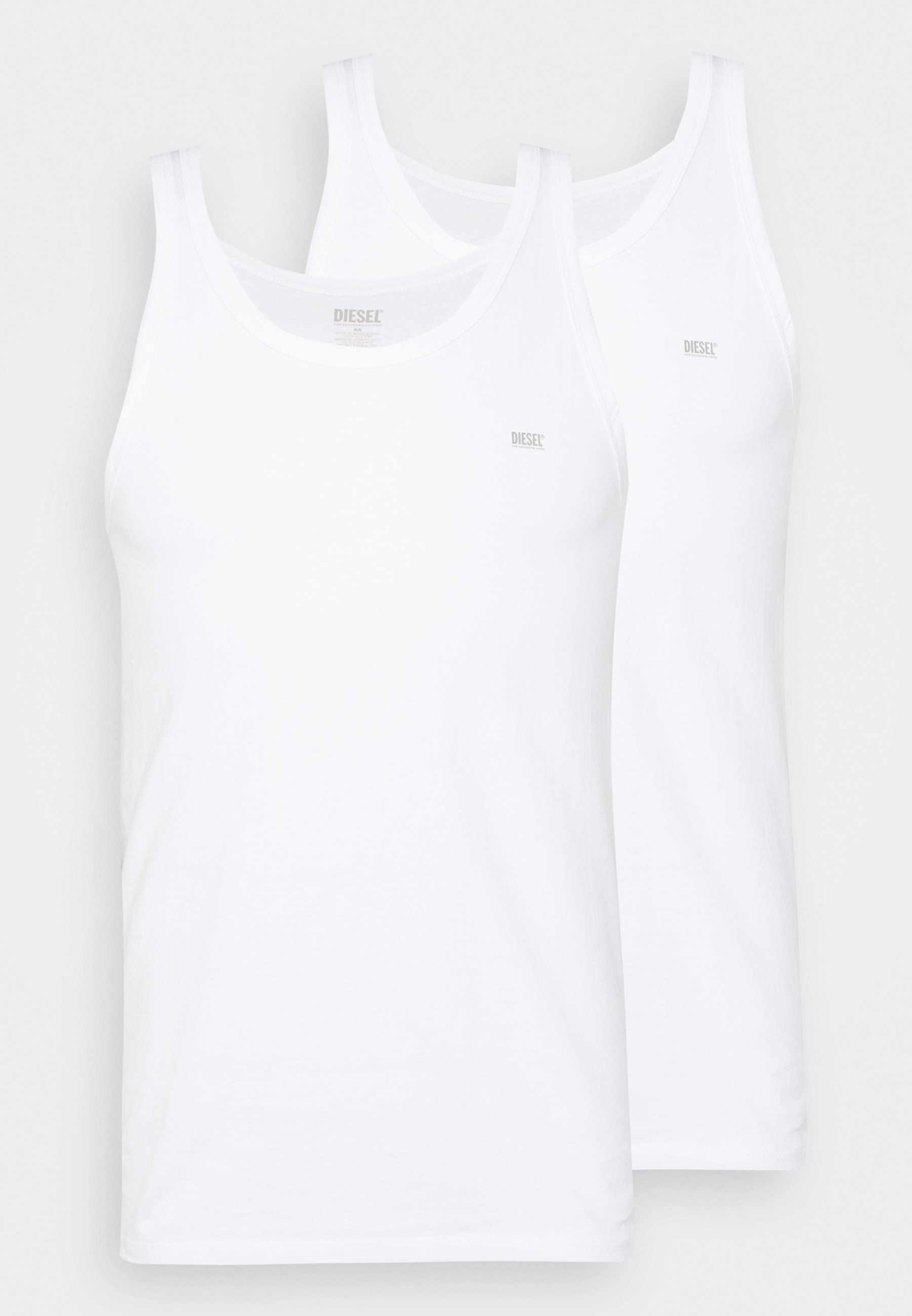 Diesel UMTK JOHNNY TUBE TWO 2 PACK - Undershirt - white