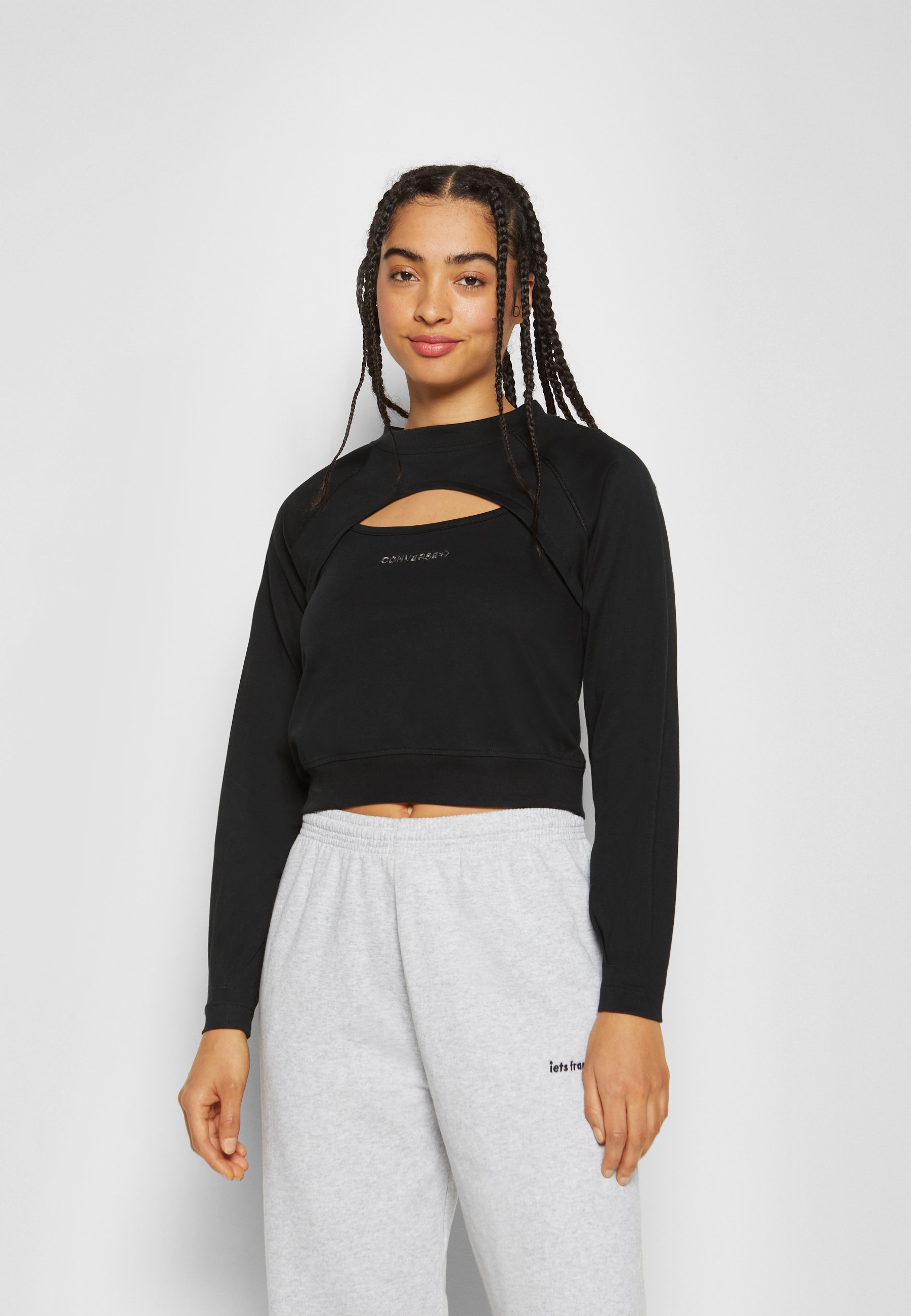 Converse Long sleeved top - converse black/black