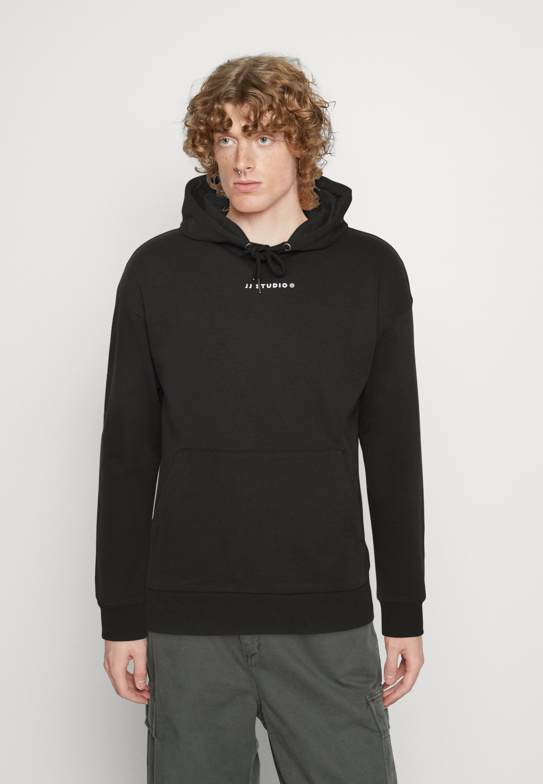 Jack &Jones JJTWIRL HOOD - Sweatshirt - black