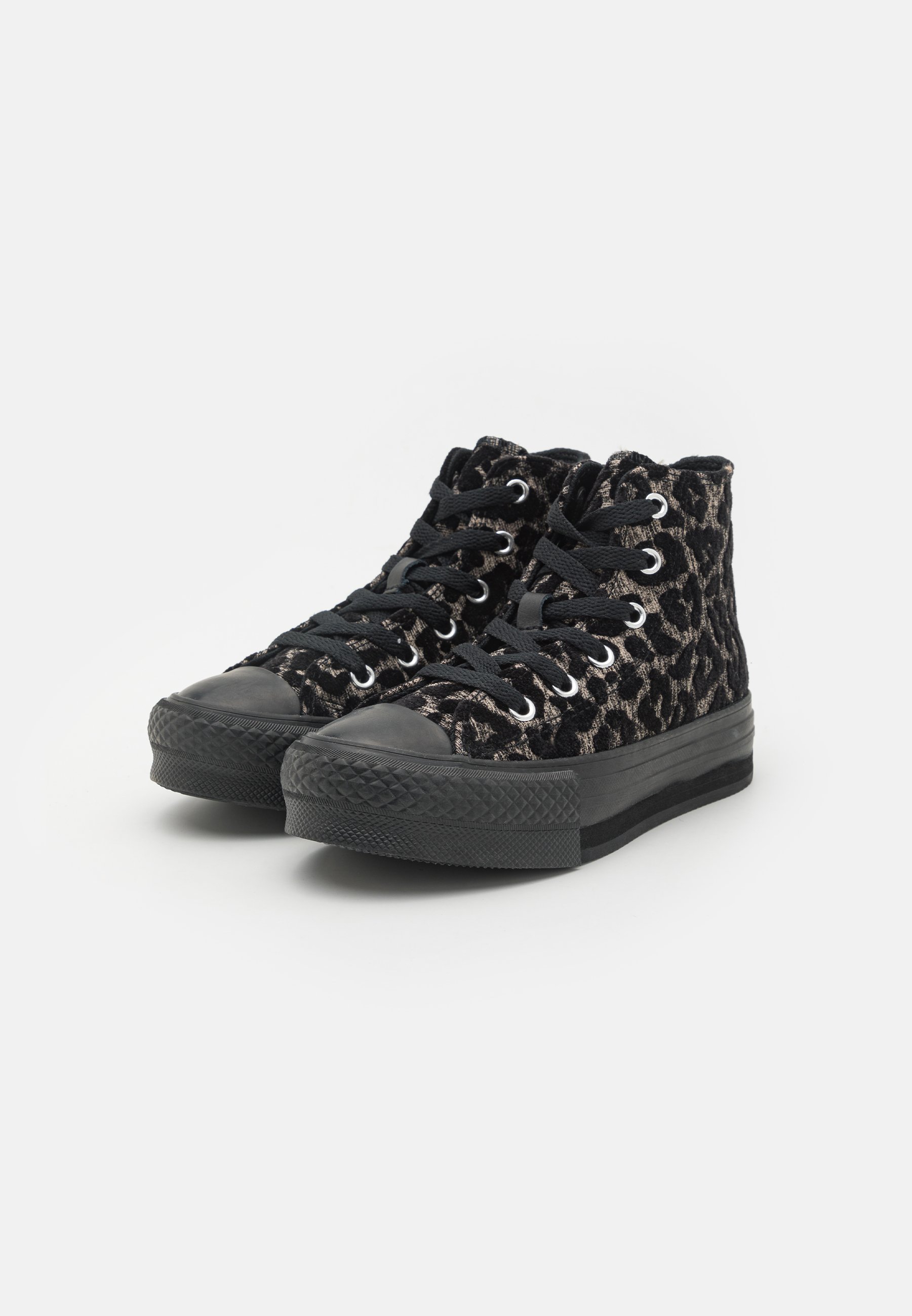 Converse CHUCK TAYLOR ALL STAR KID - High-top trainers - light fawn/black/black