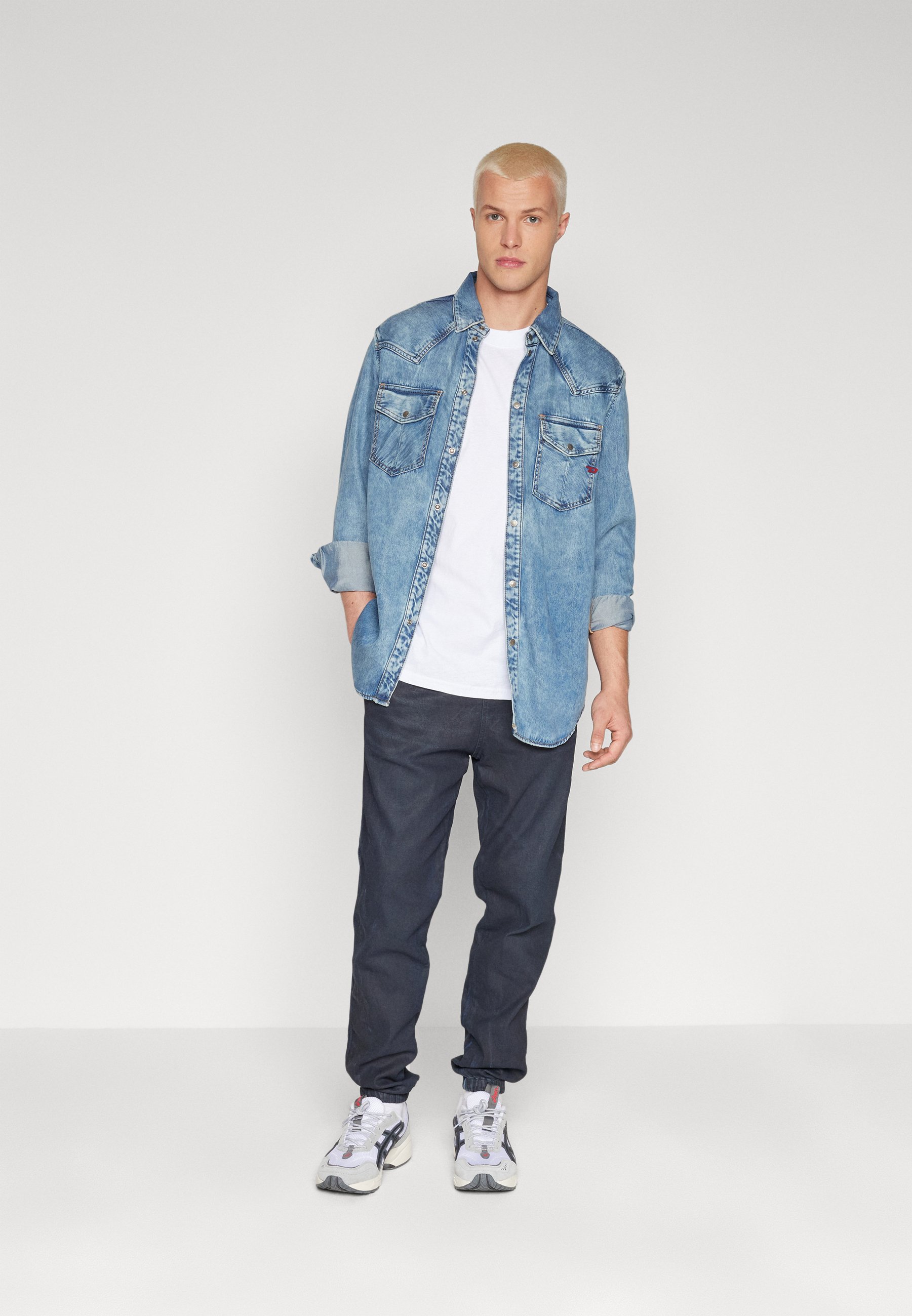Diesel OCEAN - Shirt - blue denim