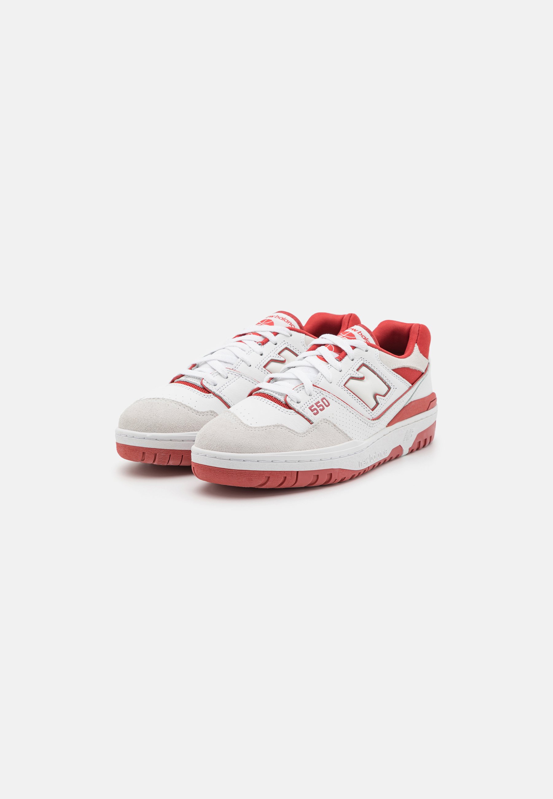 NB BB550 UNISEX - Trainers - white/red/white