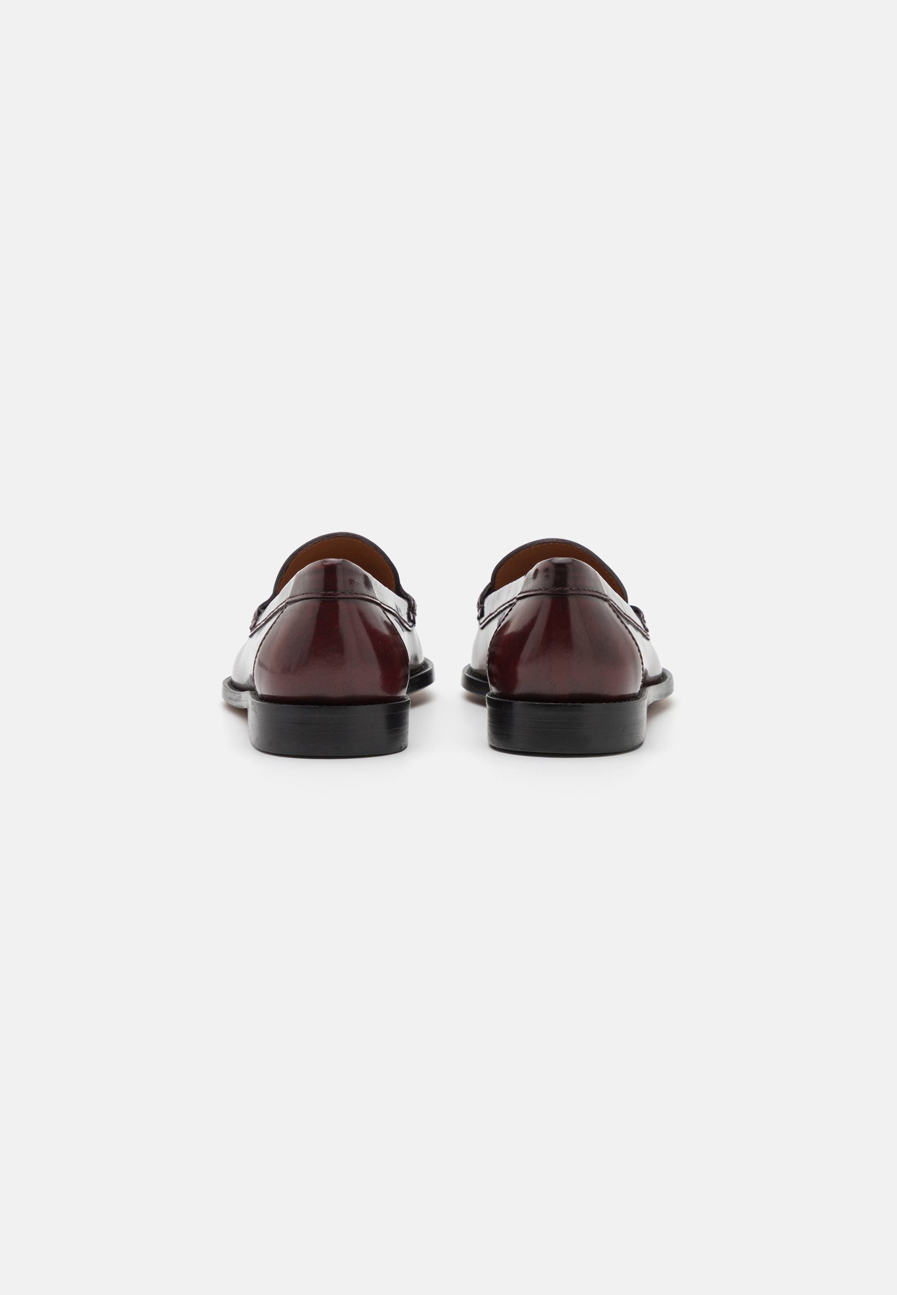 Polo Ralph Lauren FLATS LOAFER - Slip-ons - burgandy/bordeaux