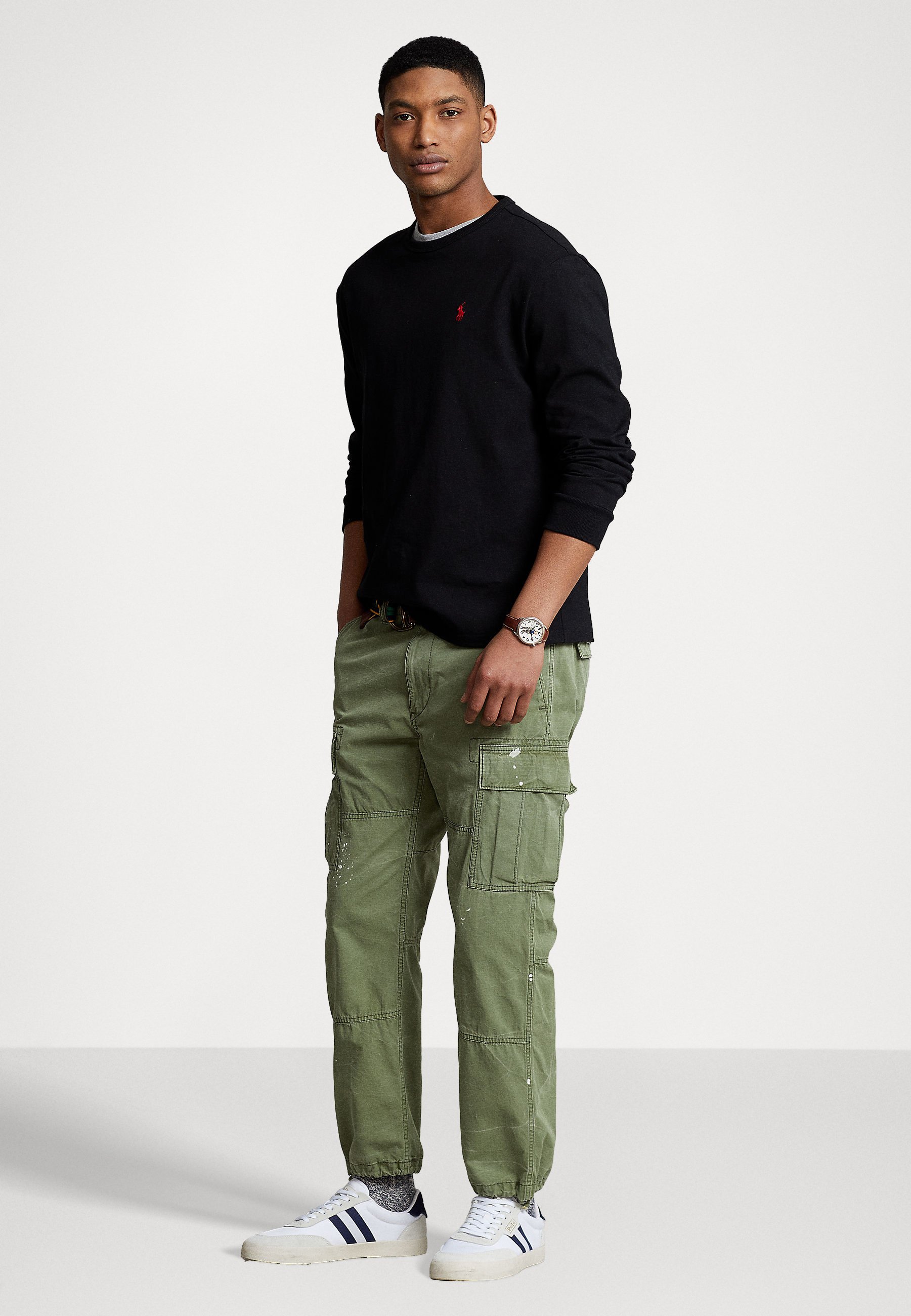Polo Ralph Lauren LONG SLEEVE - Long sleeved top - black