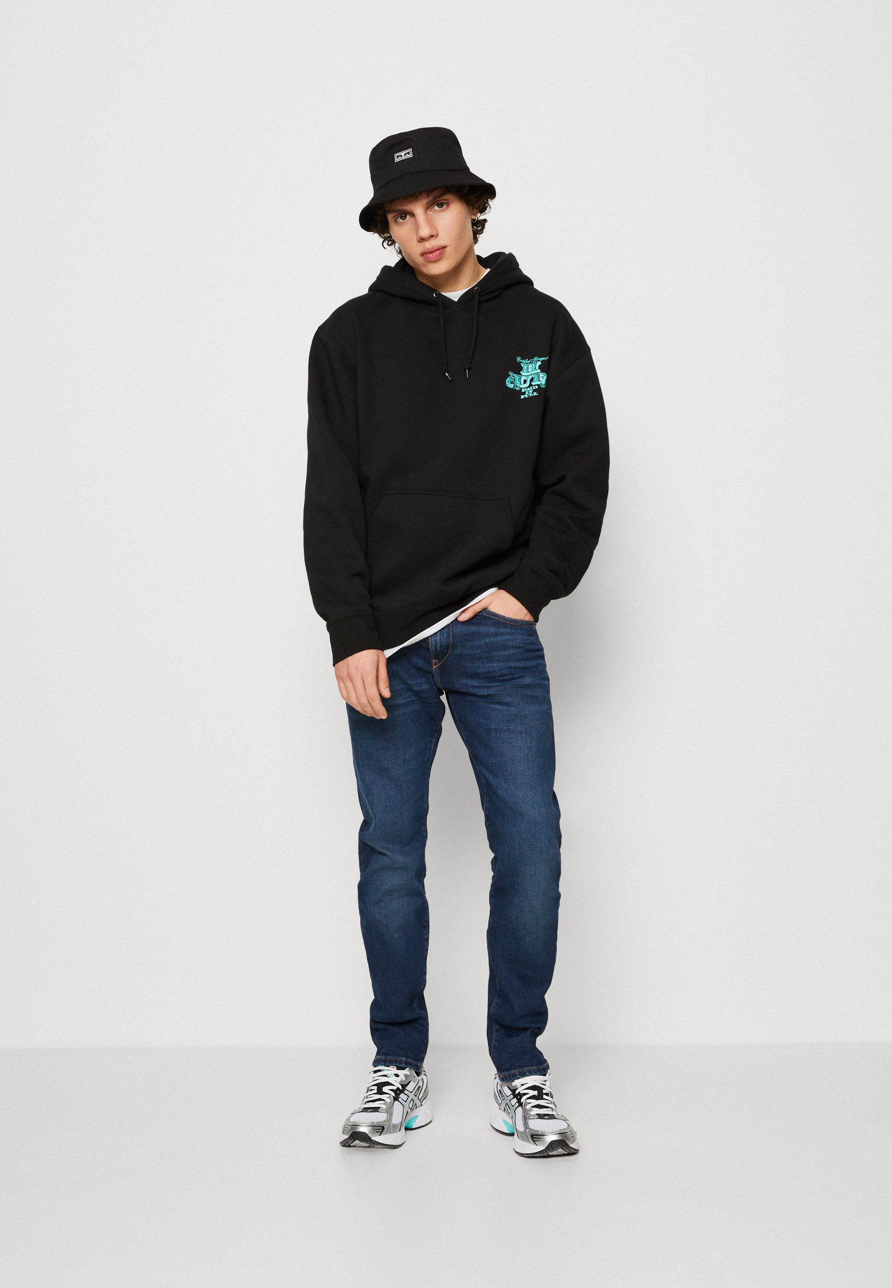 Diesel 2019 D STRUKT - Jeans Tapered Fit - denim/dark-blue denim