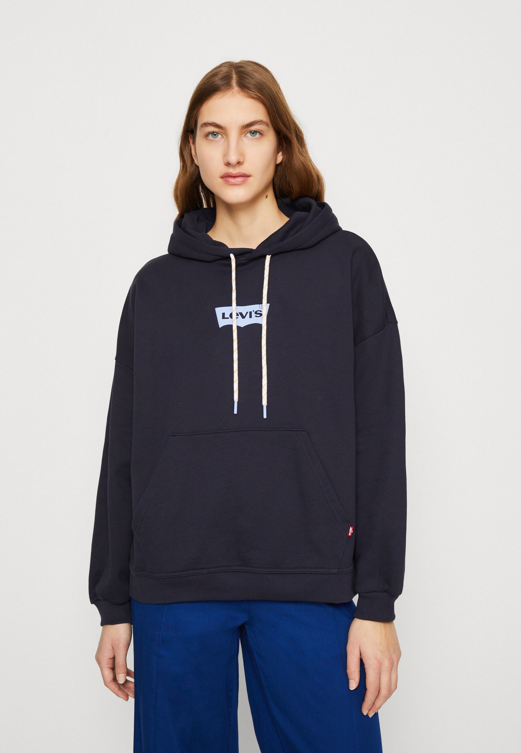 Levi's® GRAPHIC CARAVAN HOODIE - Sweatshirt - nightwatch blue/blue