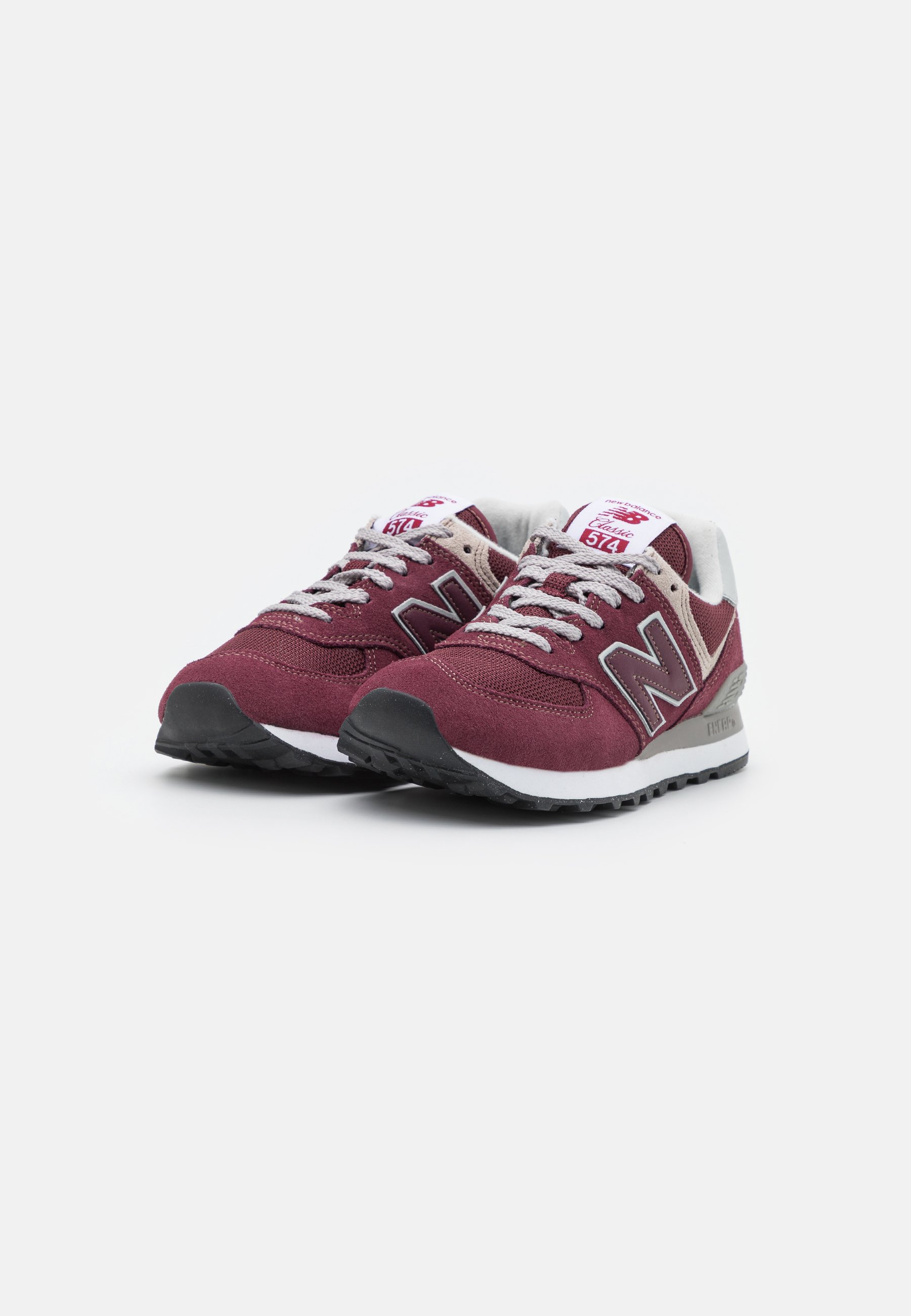 NB 574 UNISEX - Trainers - red/grey/beige/bordeaux