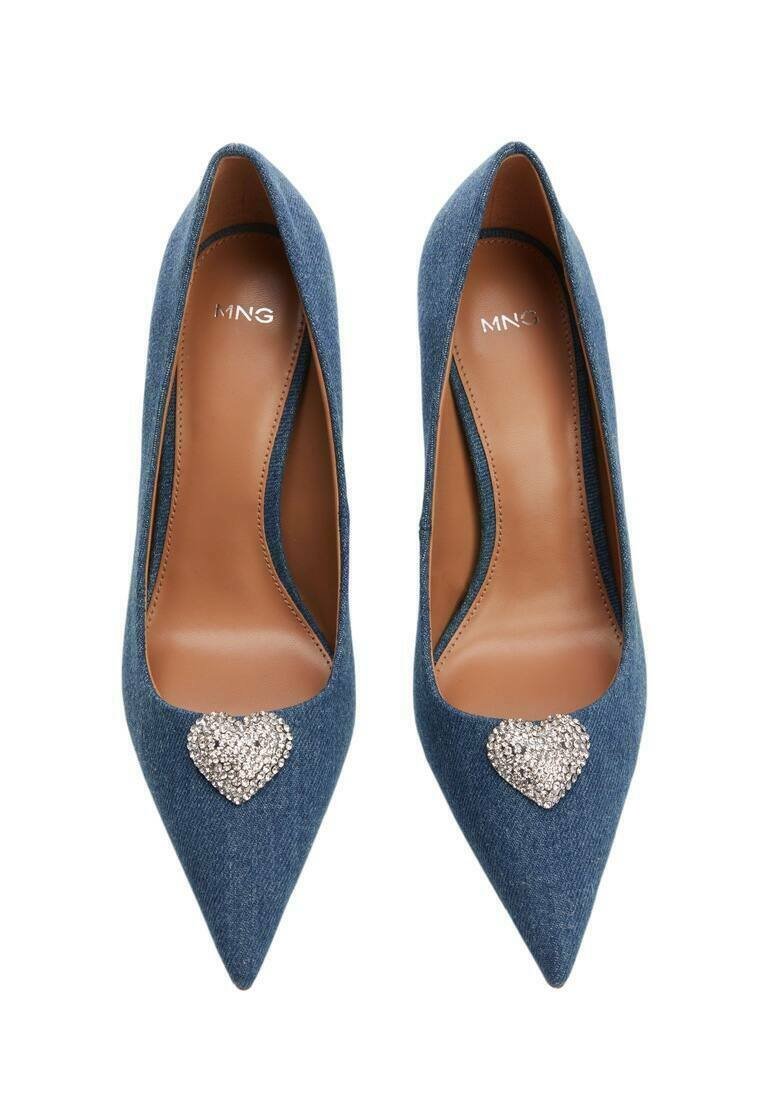 Mango ROMOS - High heels - middenblauw/blue