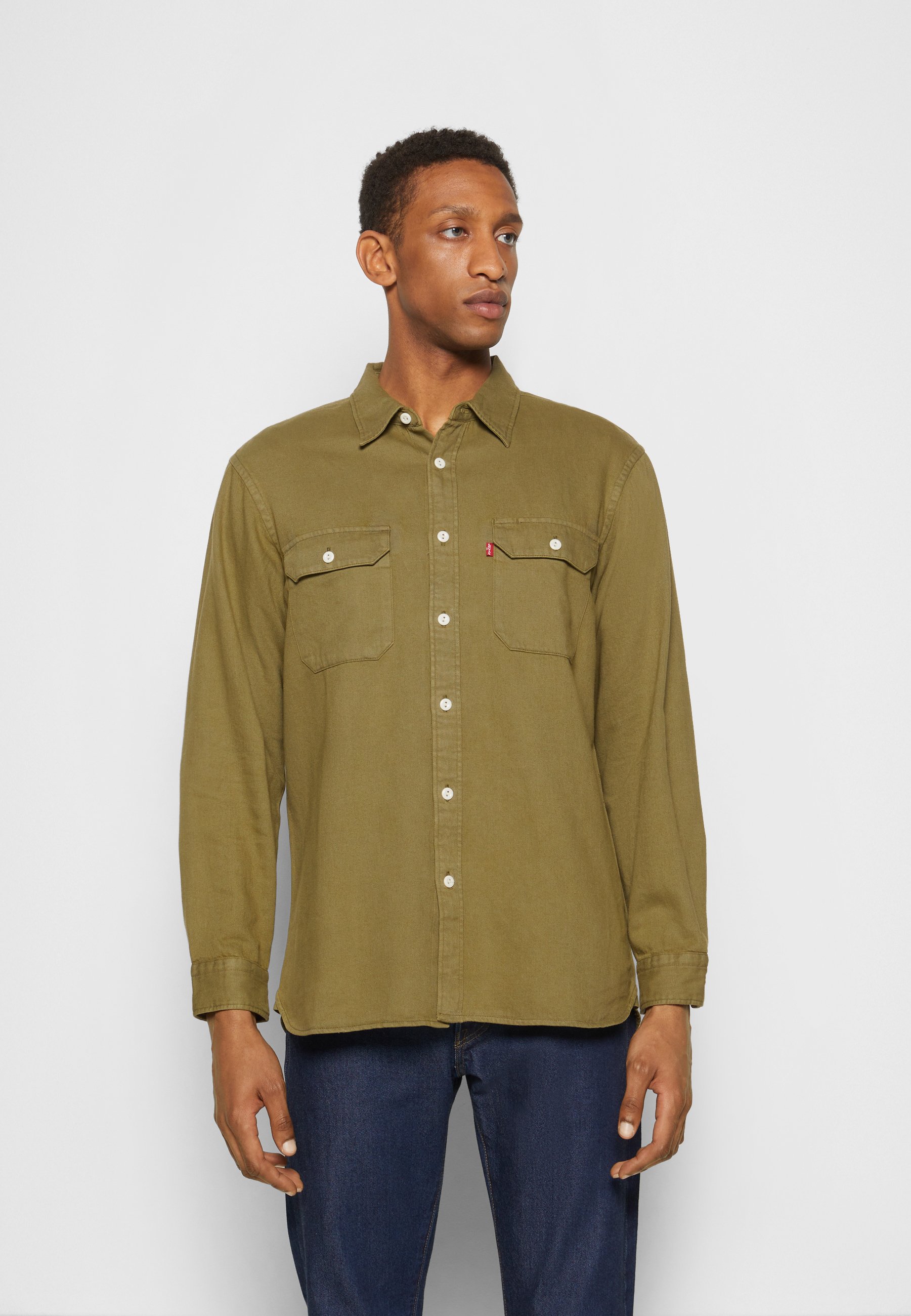 Levi's® JACKSON WORKER - Shirt - green garment dye/olive