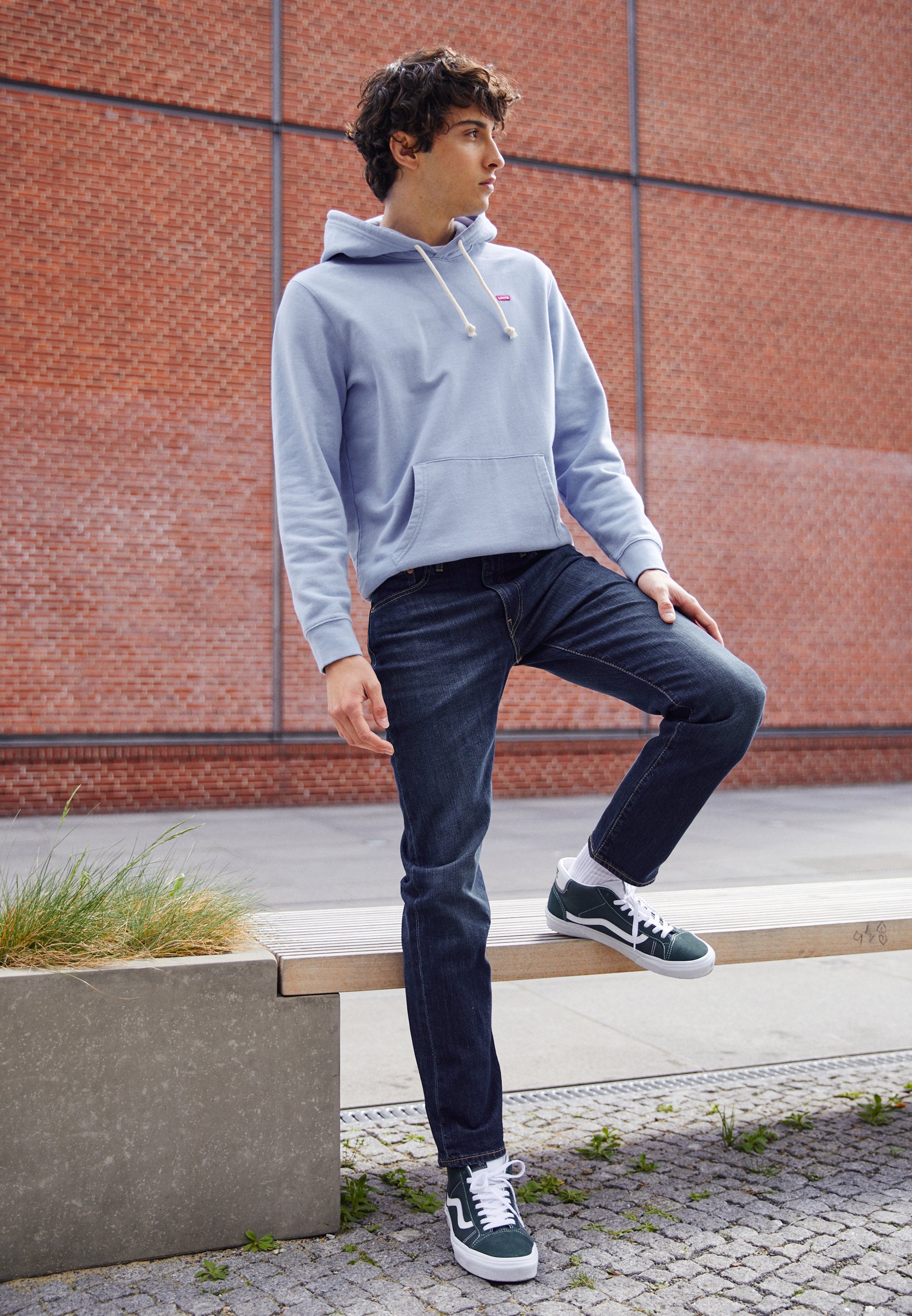 Levi's® 502™ TAPER - Jeans Tapered Fit - dark indigo worn in/dark-blue denim