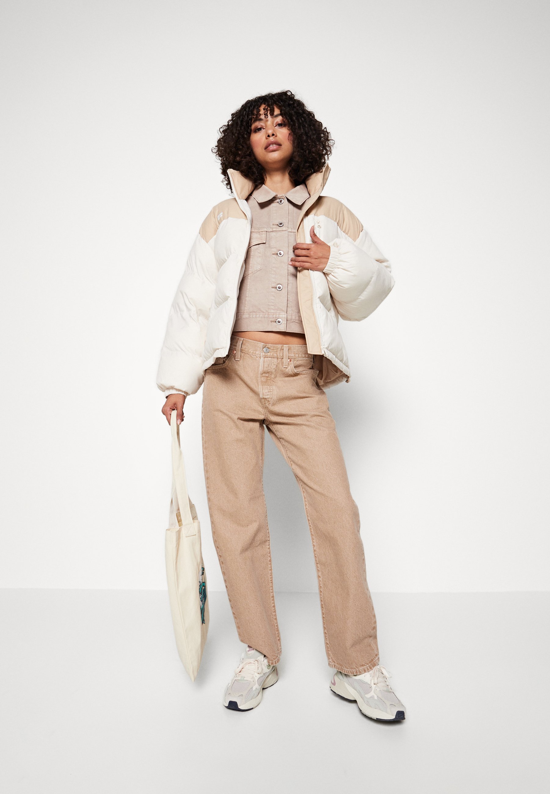 Levi's® NOE SHORT PUFFER - Winter jacket - granola/beige