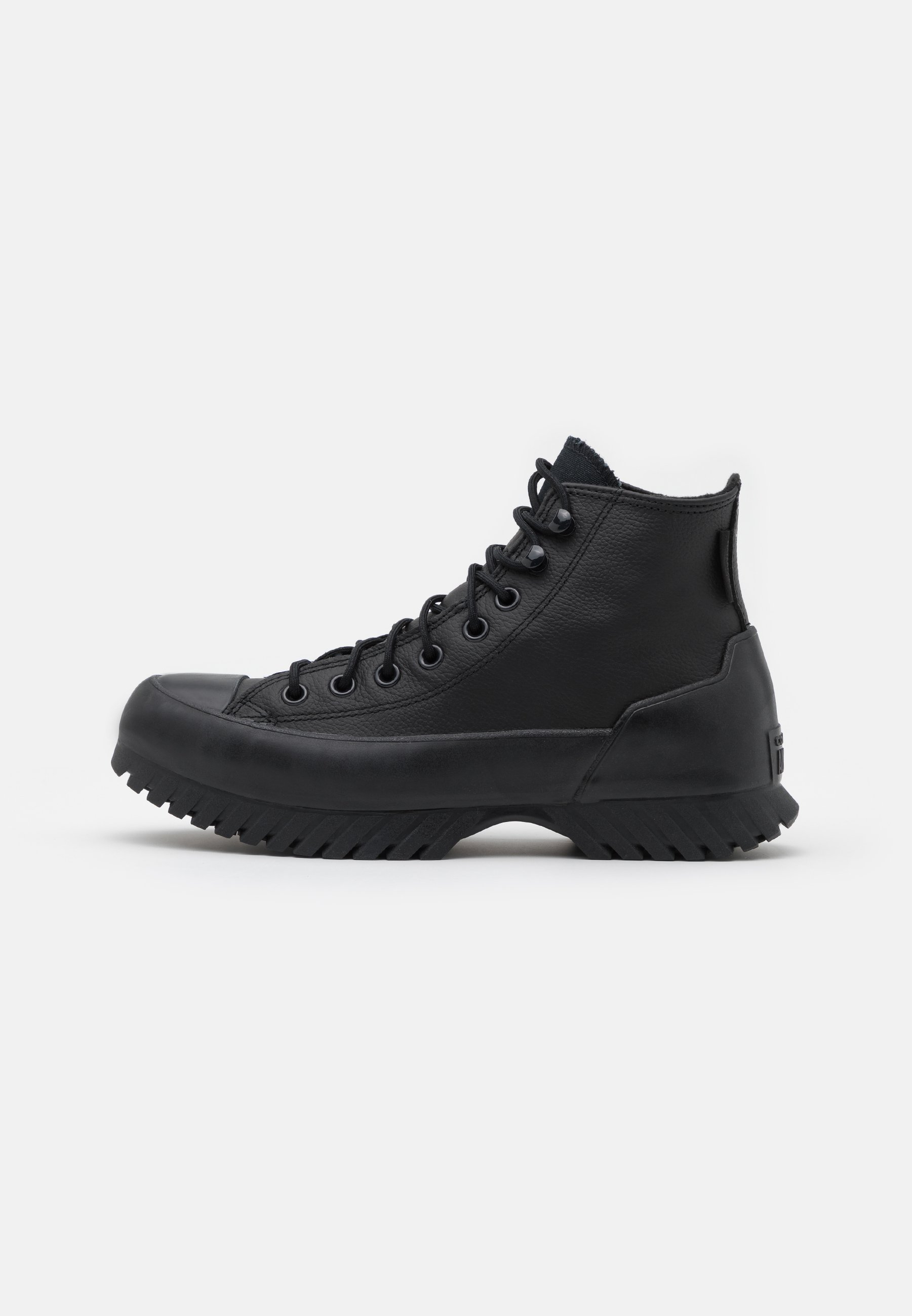 Converse CHUCK TAYLOR ALL STAR LUGGED WINTER UNISEX - High-top trainers - black/bold mandarin/black
