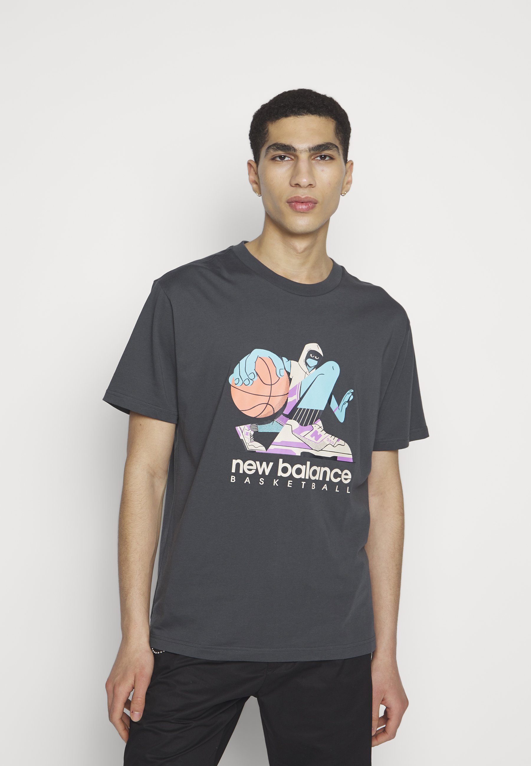 NB HOOPS ARTIST PACK - Print T-shirt - black