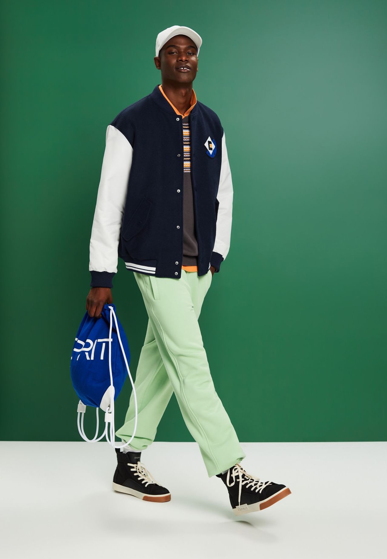 Esprit VARSITYJKT - Bomber Jacket - navy/dark blue