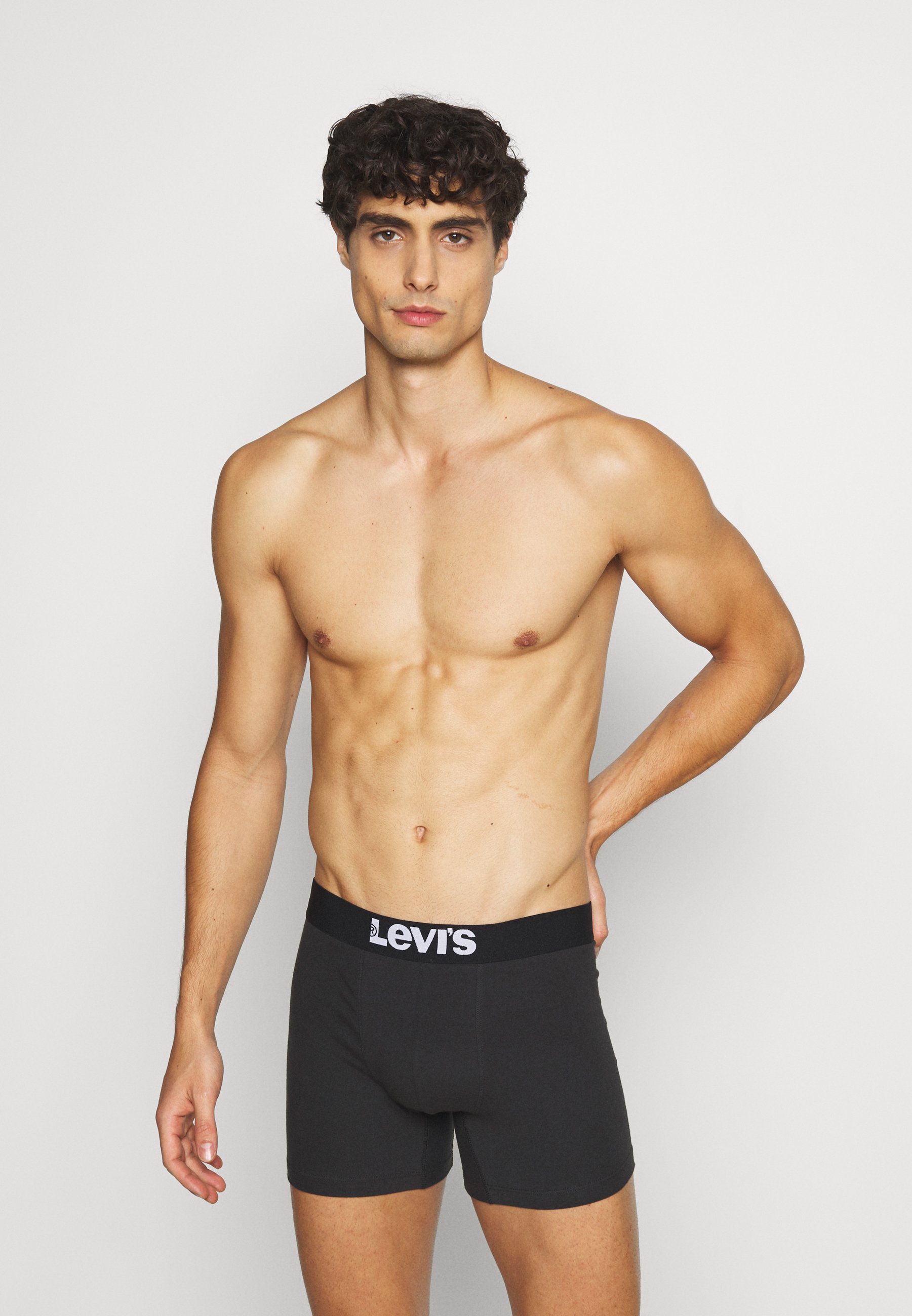 Levi's® MEN SOLID BASIC VINTAGE STRIPE 4 PACK - Pants - black/white/black