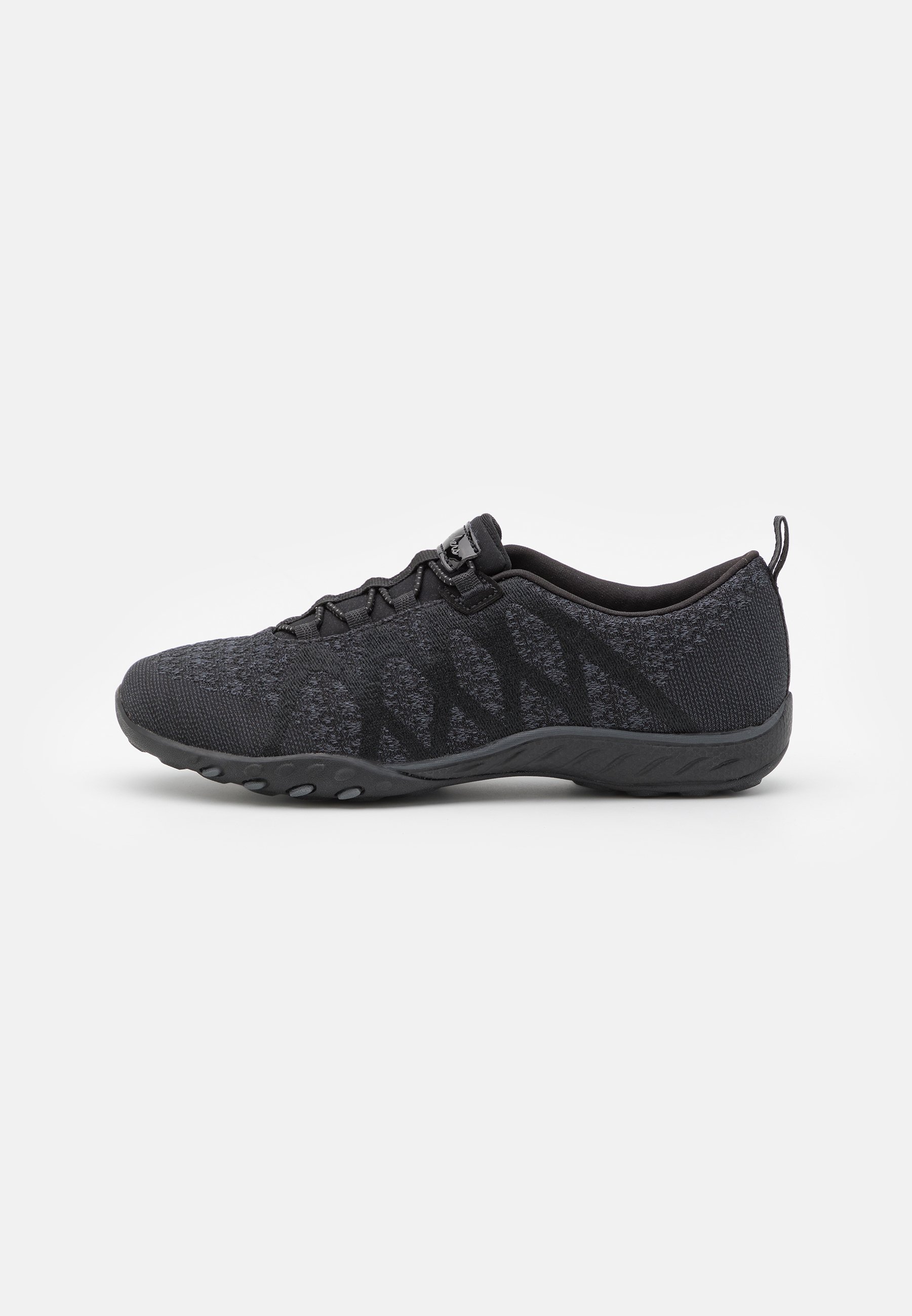 Skechers BREATHE EASY - Trainers - black engineered/charcoal/black