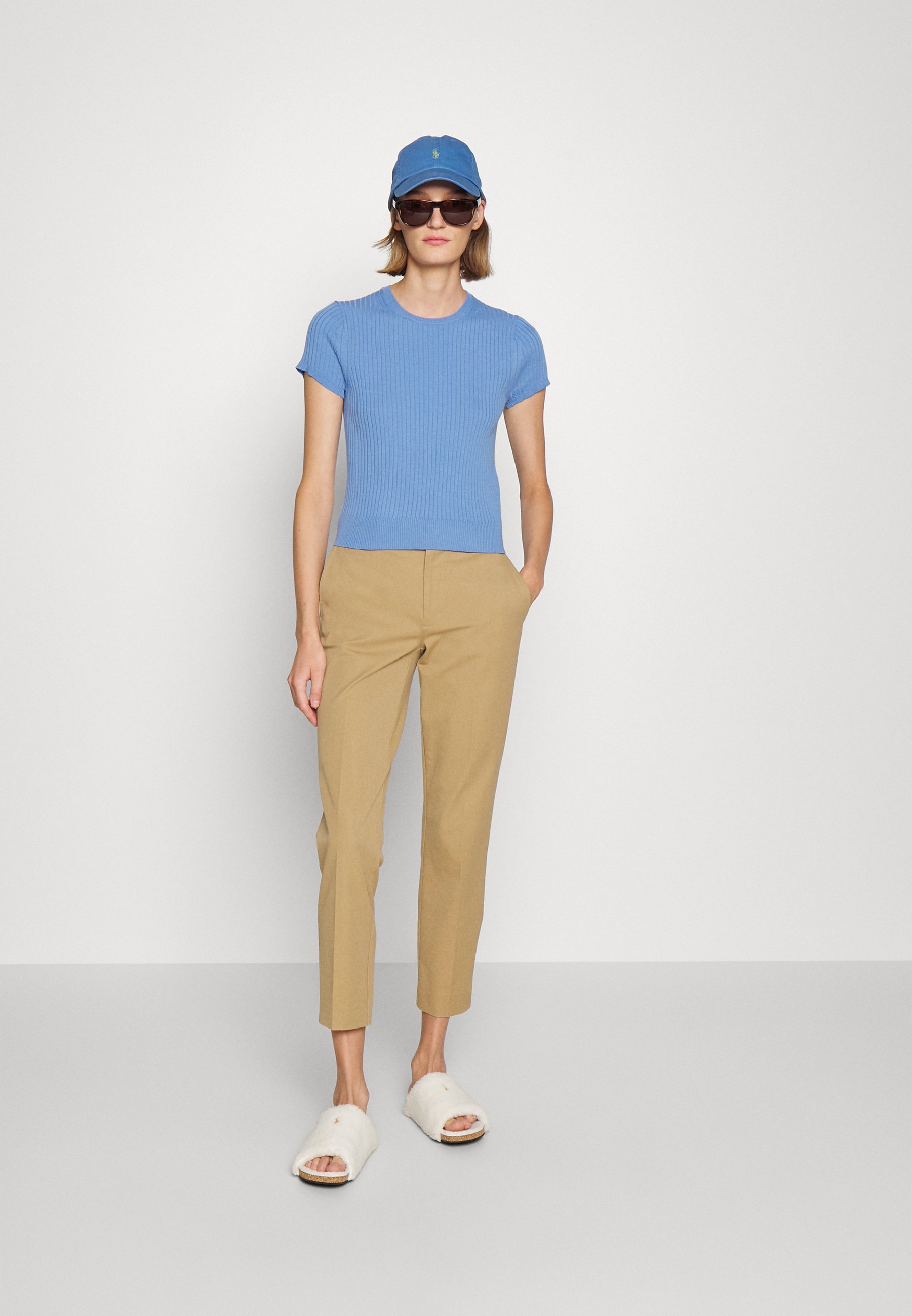 Polo Ralph Lauren SHORT SLEEVE - Basic T-shirt - lake blue/blue