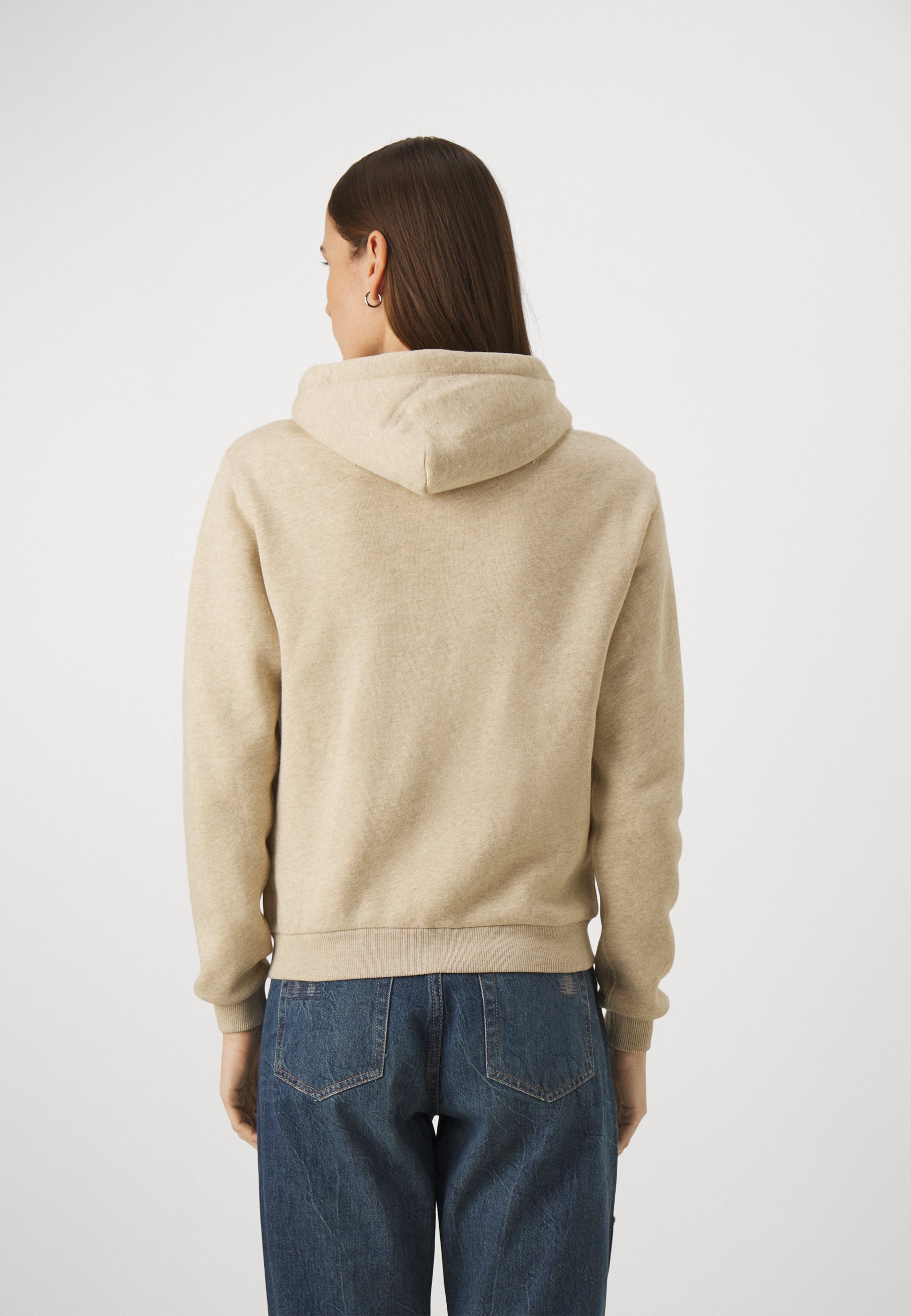 Polo Ralph Lauren LONG SLEEVE - Zip-up sweatshirt - expedition dune heather/taupe