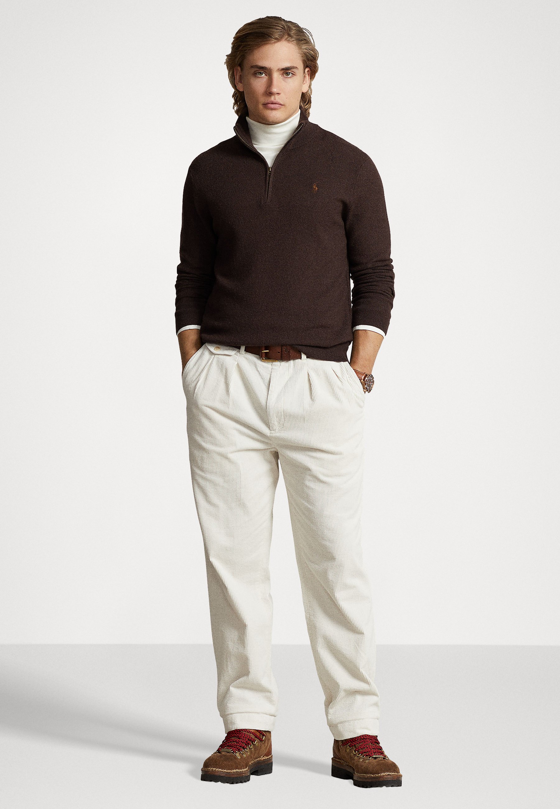 Polo Ralph Lauren LONG SLEEVE - Jumper - brown
