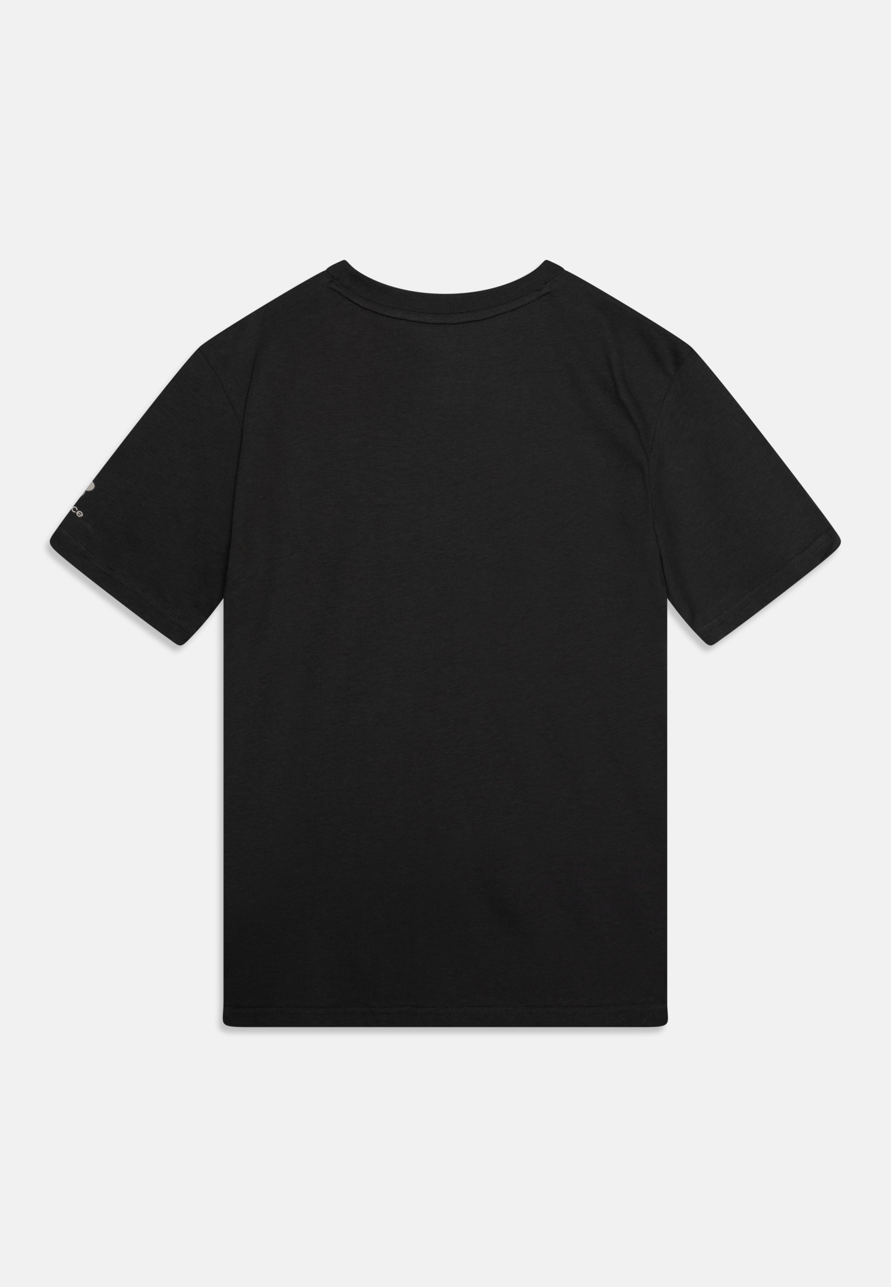 NB ESSENTIALS VARSITY  - Print T-shirt - blacktop/black