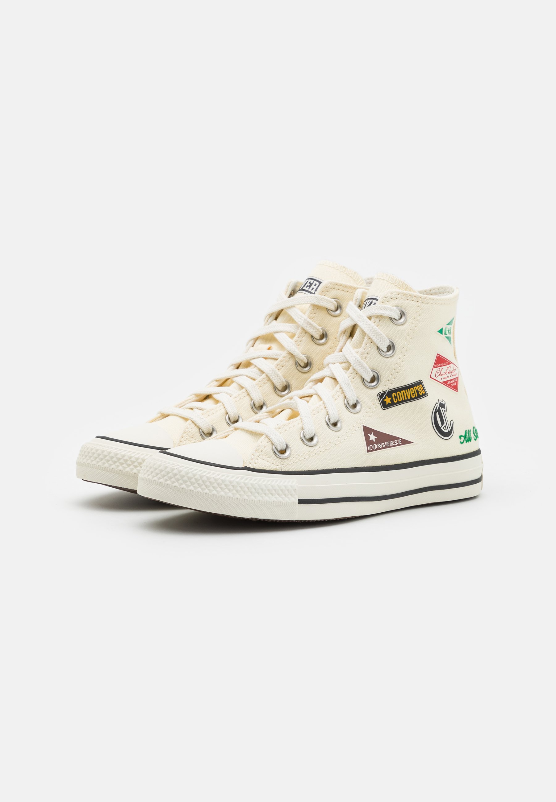Converse CHUCK TAYLOR ALL STAR UNISEX - High-top trainers - egret/black/beige