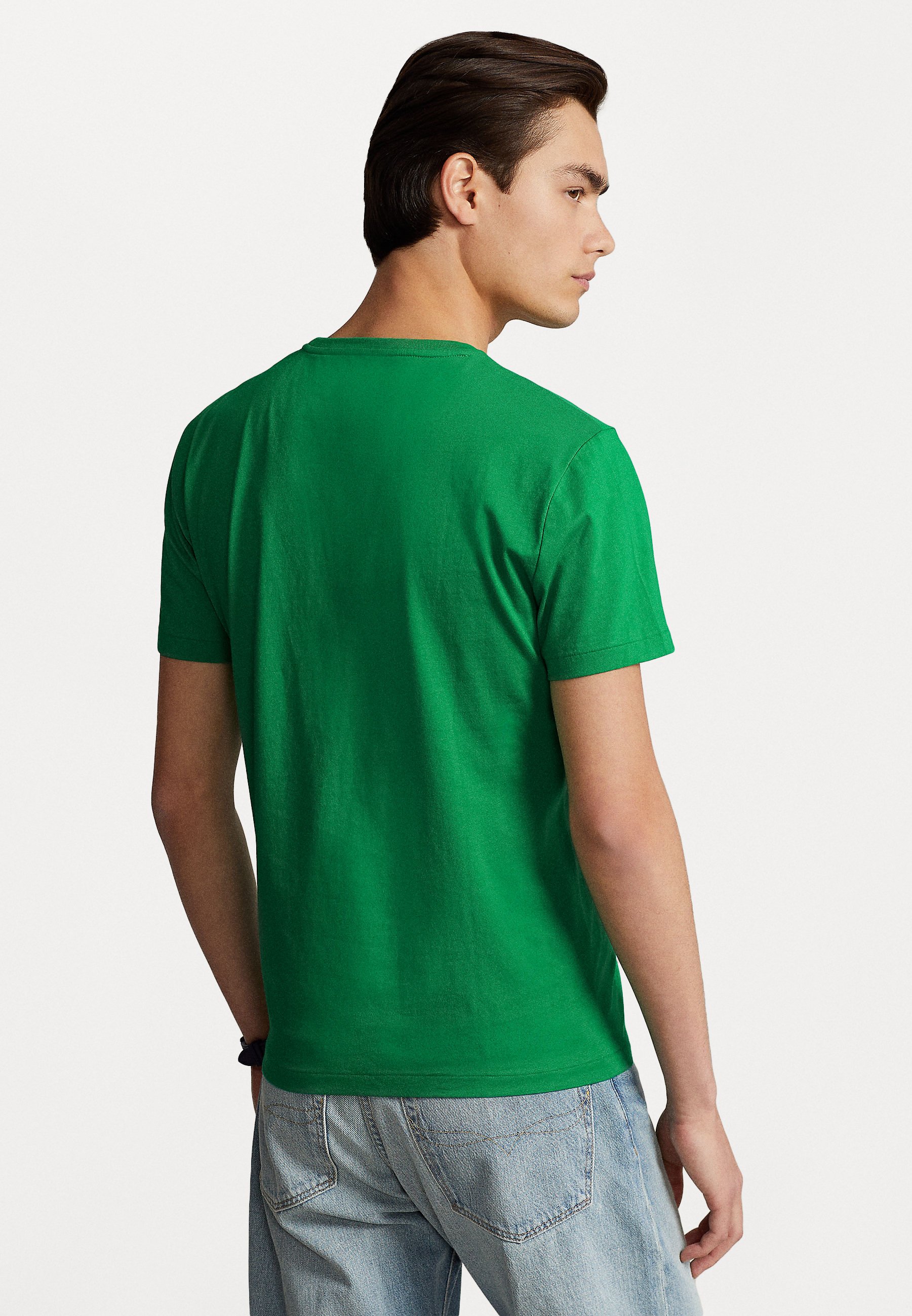 Polo Ralph Lauren SHORT SLEEVE - Basic T-shirt - billiard/green