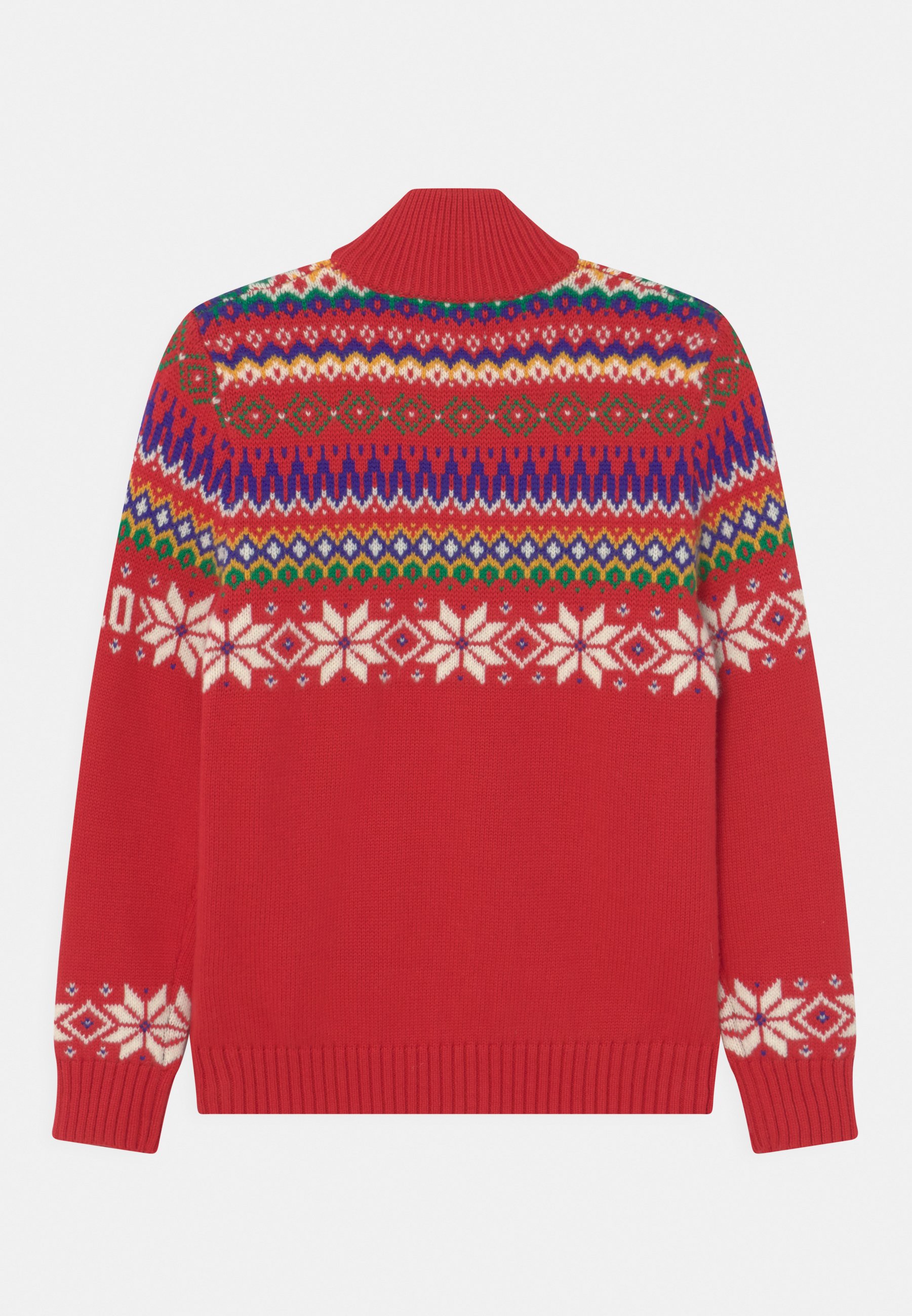 Polo Ralph Lauren HOLIDAY FULL ZIP - Cardigan - red/multi-coloured