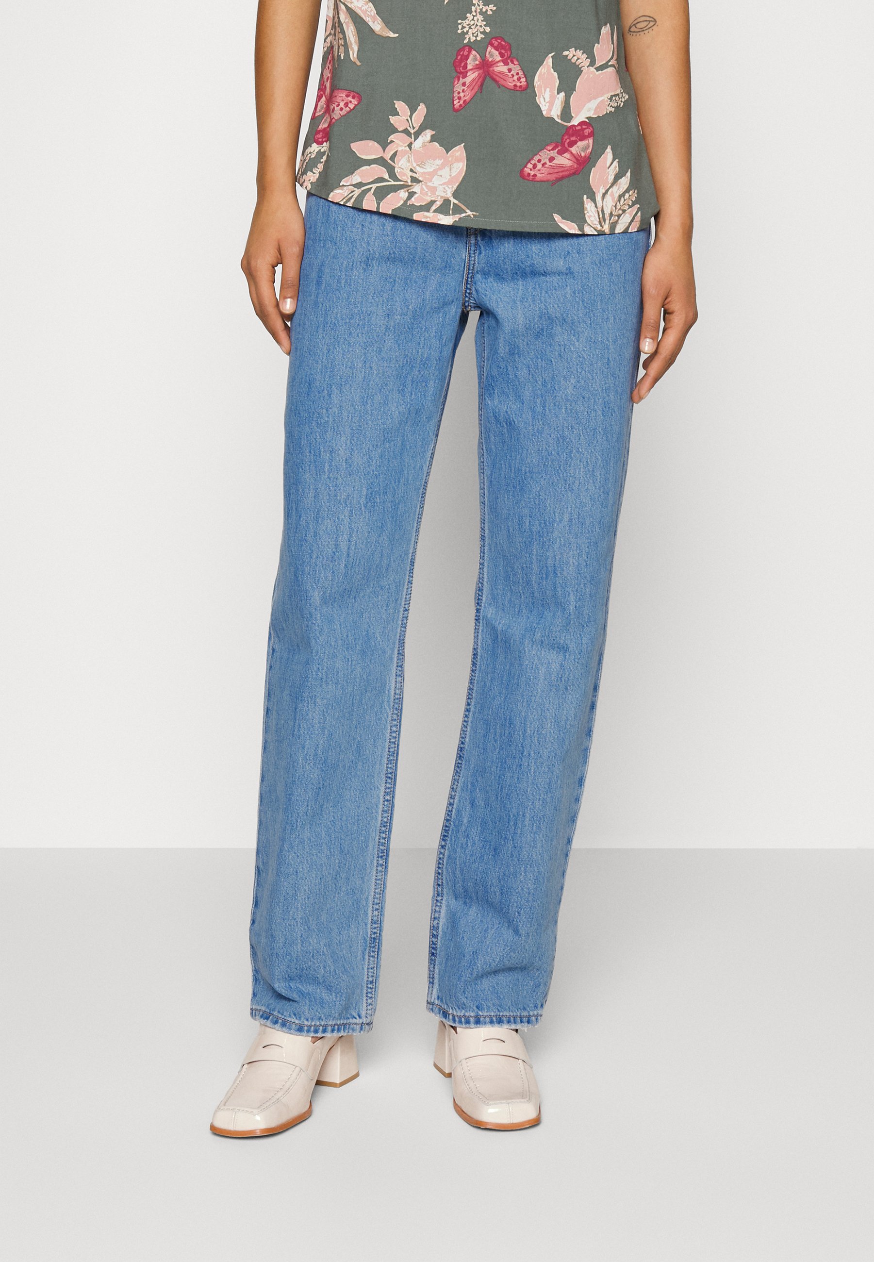 Levi's® LOW PRO - Straight leg jeans - charlie try/light-blue denim