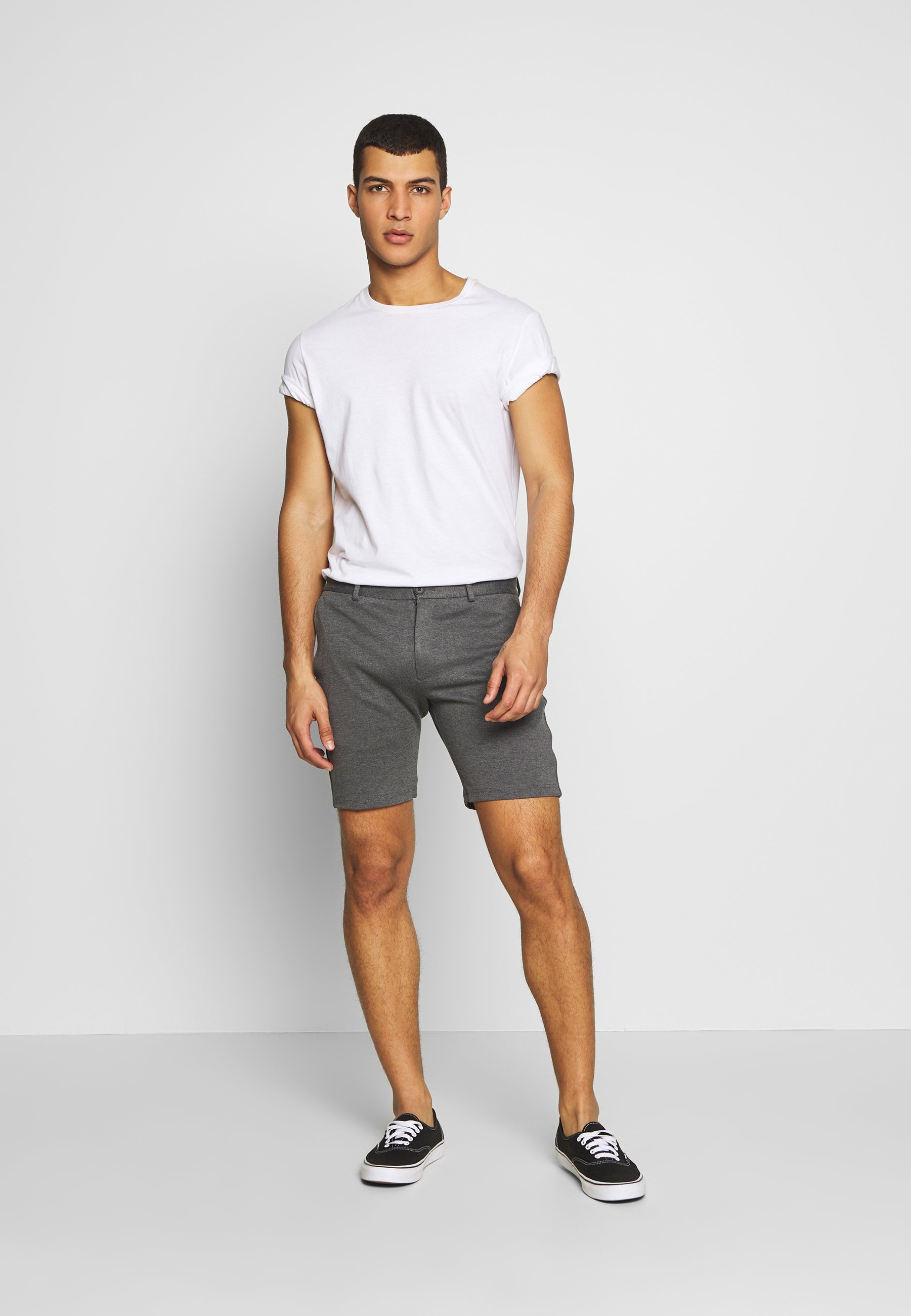 Jack &Jones JJIPHIL  - Shorts - grey melange/grey