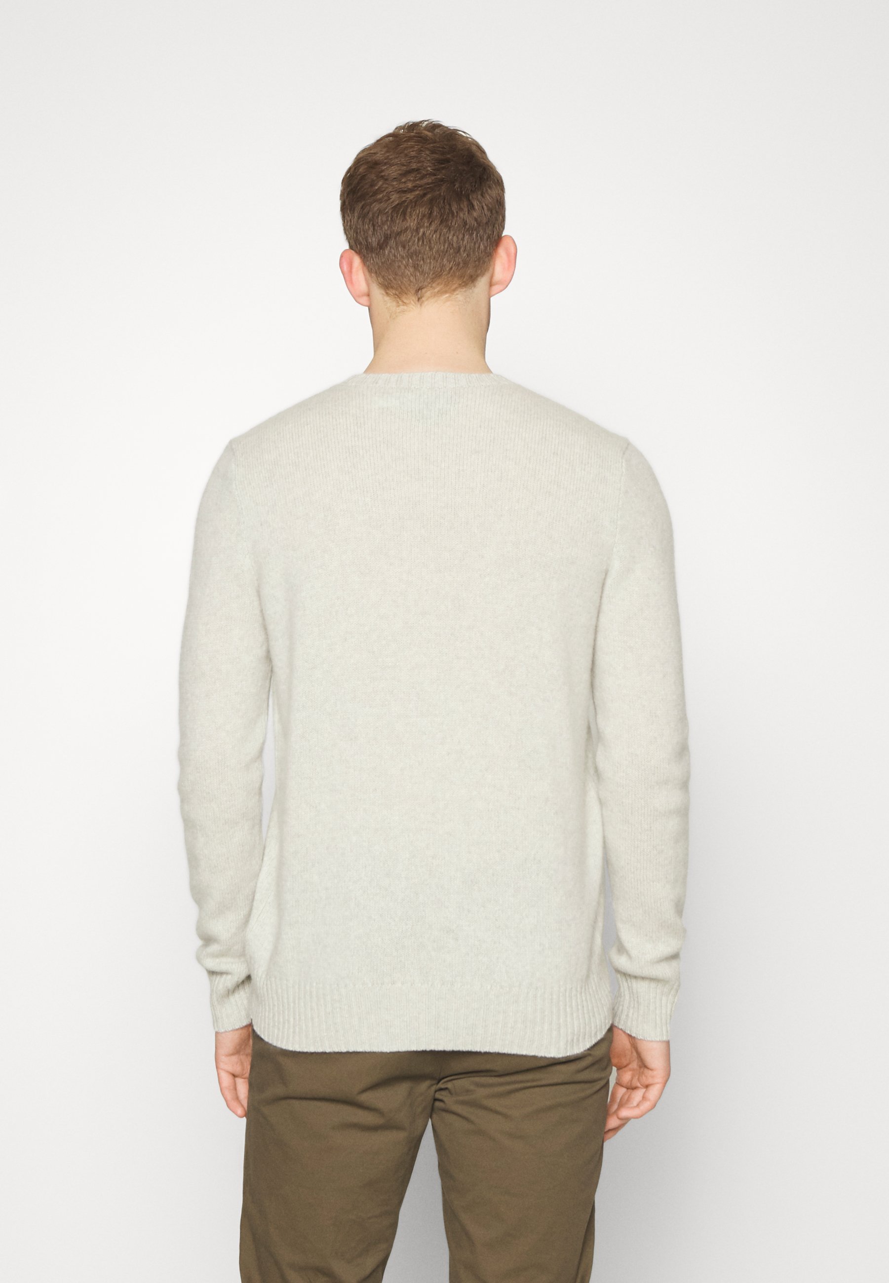 Polo Ralph Lauren LONG SLEEVE - Jumper - light grey heather/light grey