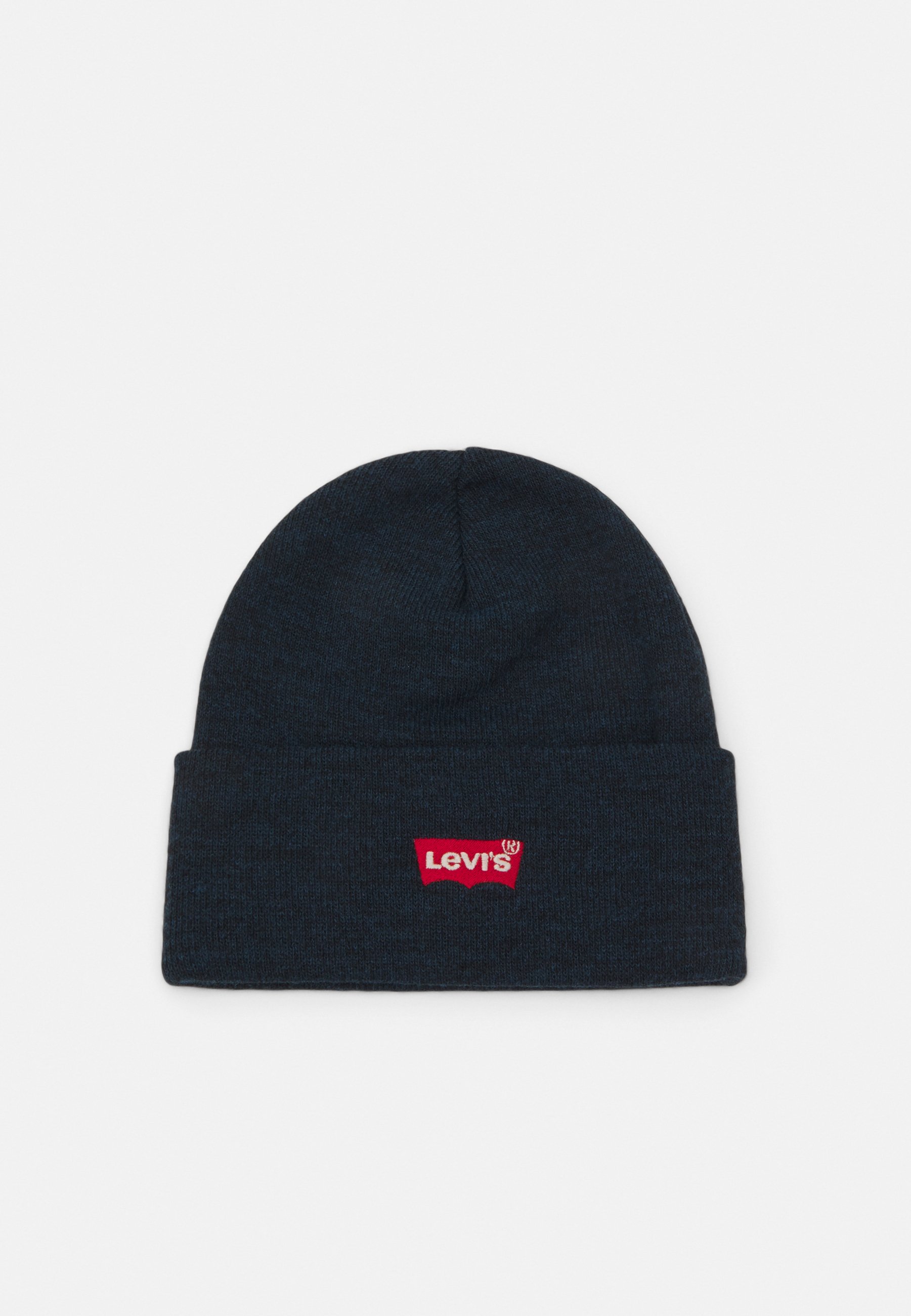Levi's® RED BATWING EMBROIDERED SLOUCHY BEANIE - Beanie - navy blue/dark blue