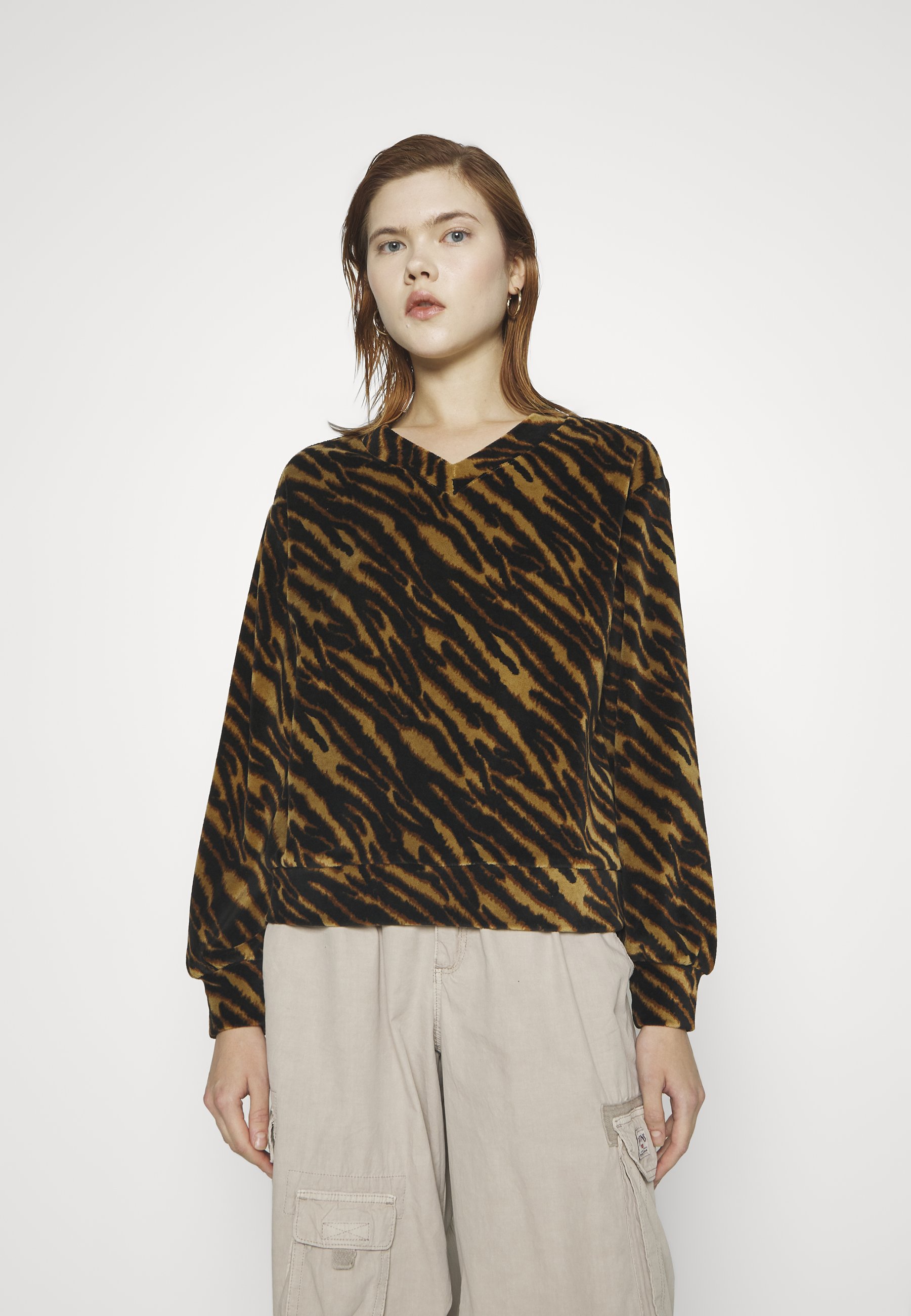 Levi's® HALF MOON - Sweatshirt - light brown/black/light brown