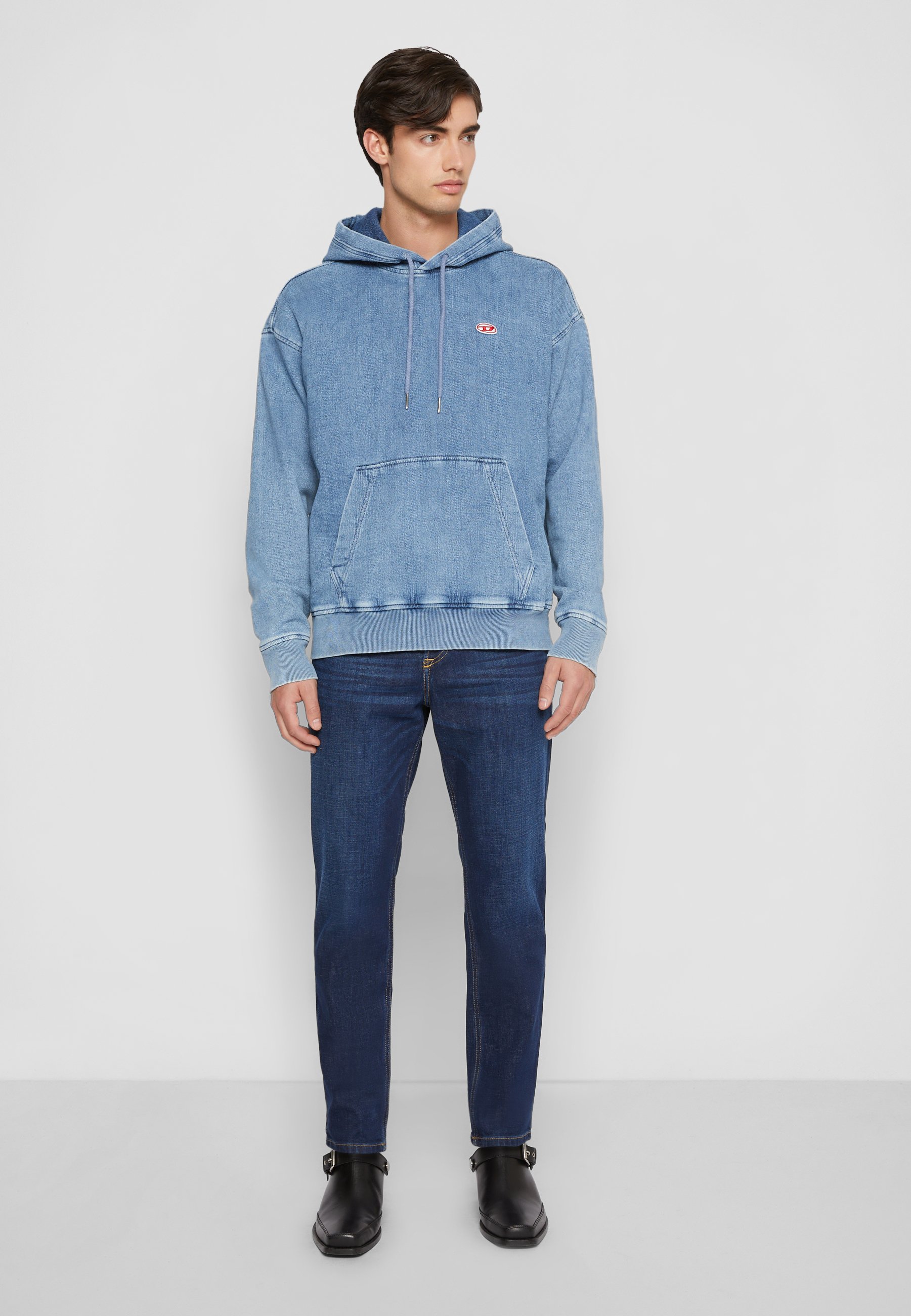Diesel 2005 D-FINING - Jeans Tapered Fit - 09b90 01/dark-blue denim