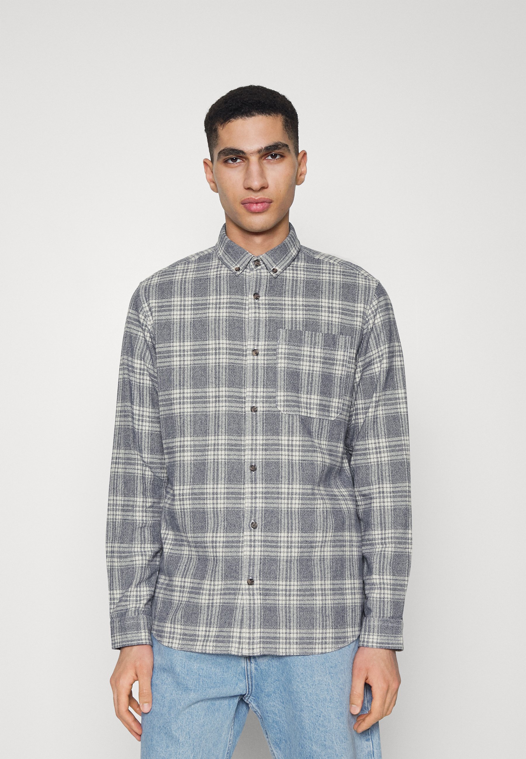 Jack &Jones JOROWEN GRINDLE WILLOW COMFORT - Shirt - cloud dancer/off-white