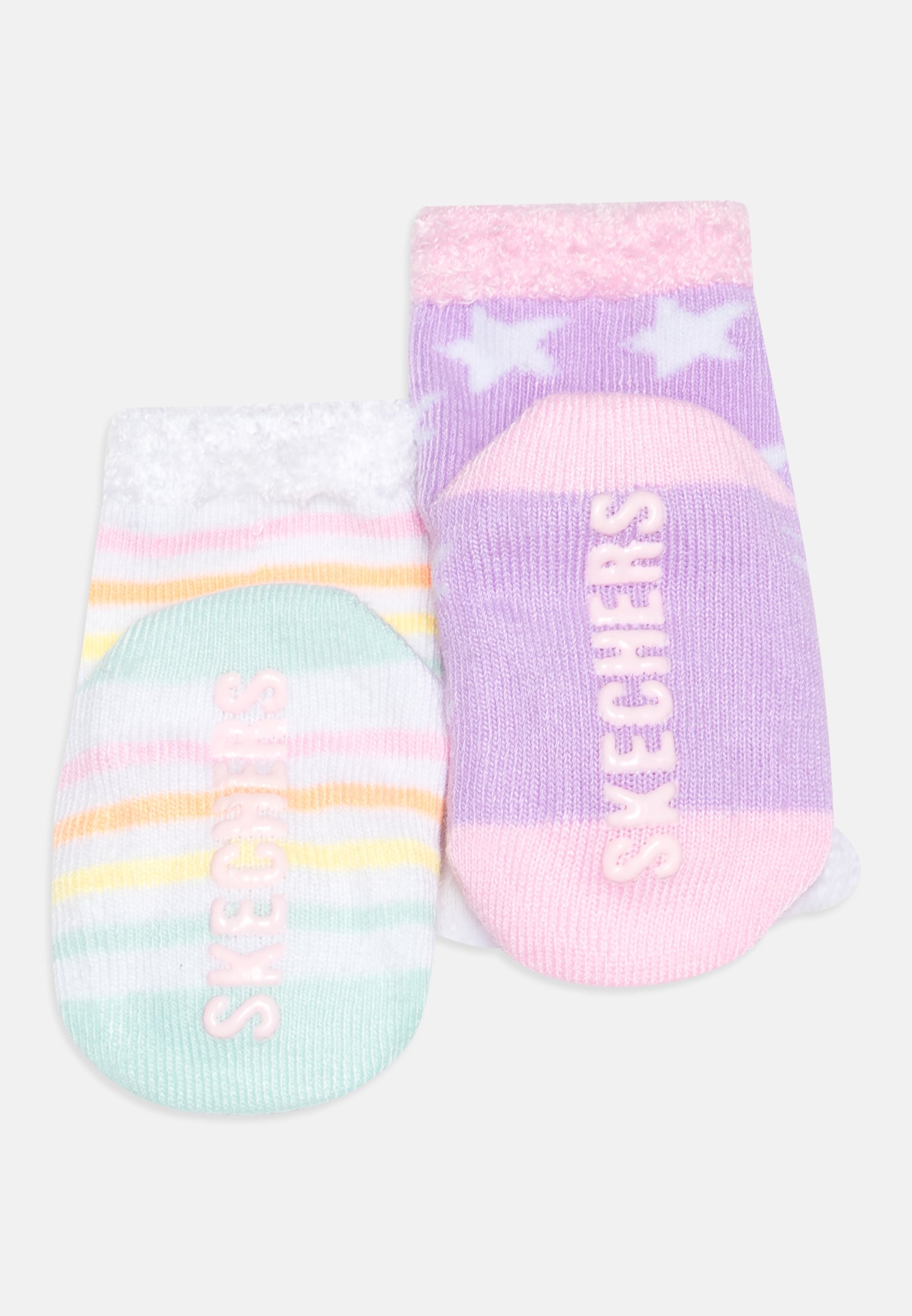 Skechers BABY ANIMAL UNISEX 2 PACK - Socks - lavender/multi-coloured