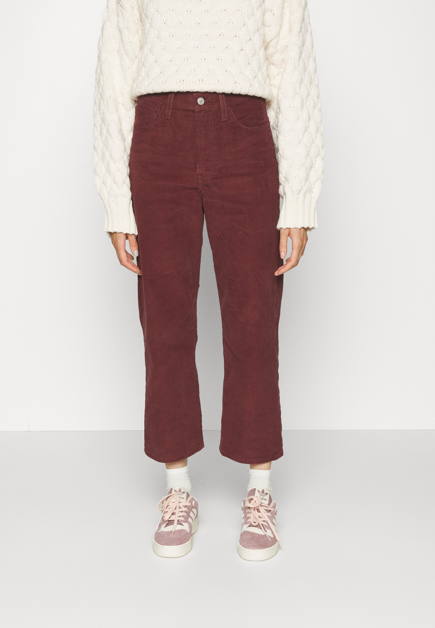 Levi's® CAGE STR ZIP ND - Trousers - decadent chocolate/dark brown