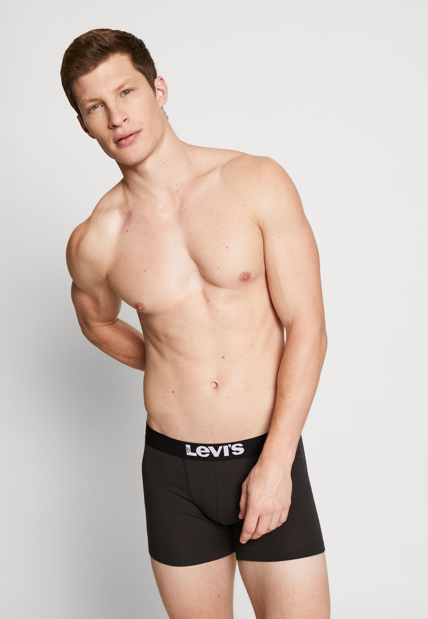 Levi's® SOLID BASIC BOXER 2 PACK - Pants - jet black/black
