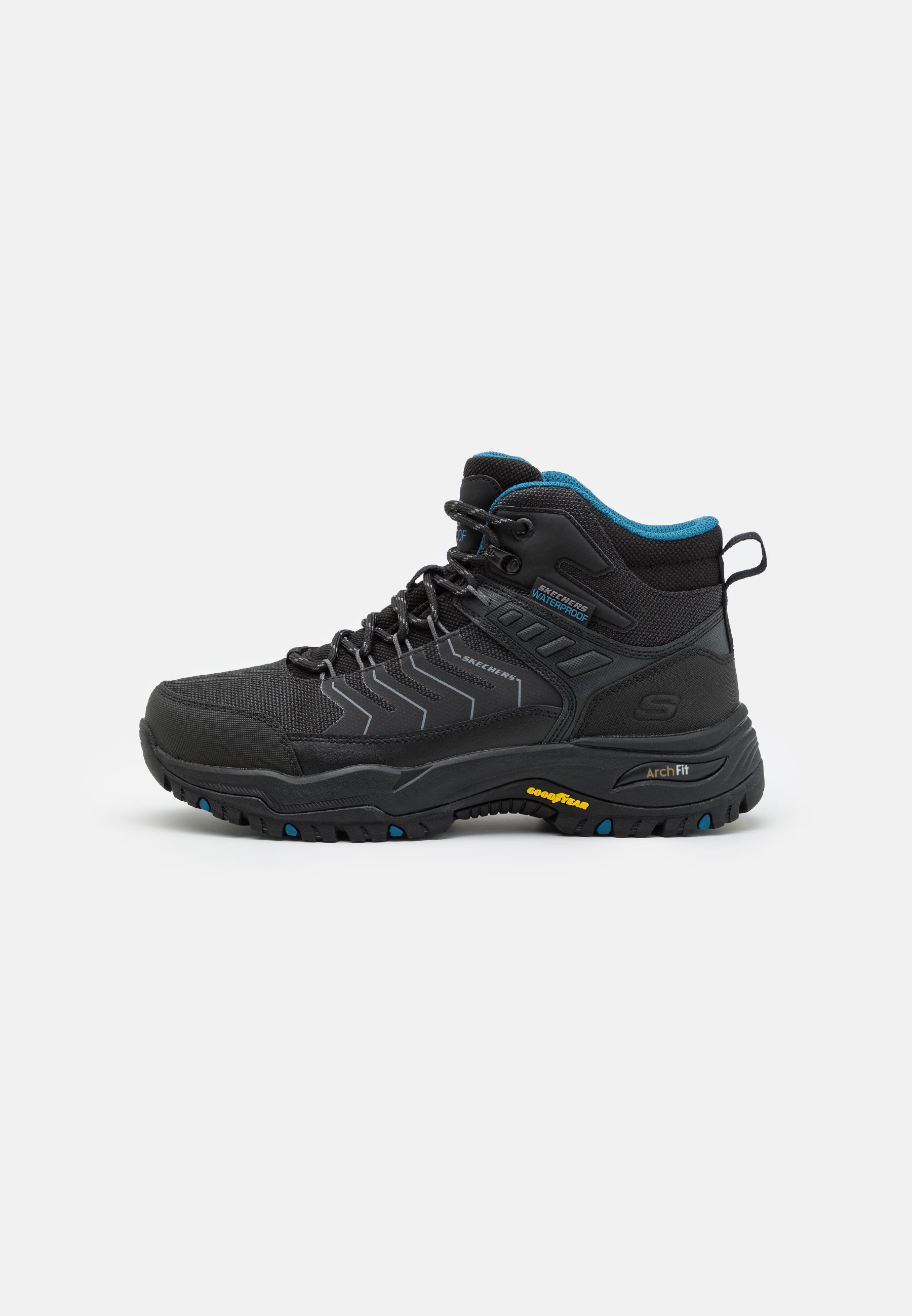 Skechers ARCH FIT DAWSON - Lace-up ankle boots - schwarz/black